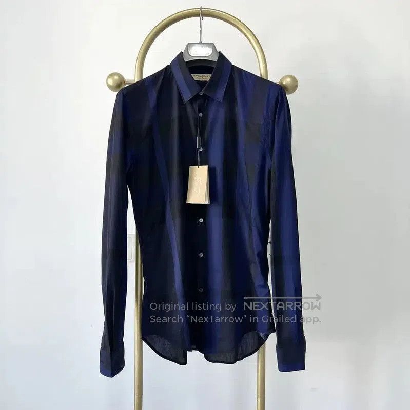 Burberry Burberry Men's Cotton Long Sleeve Shirt. Size US M / EU 48-50 / 2 - 1 Thumbnail