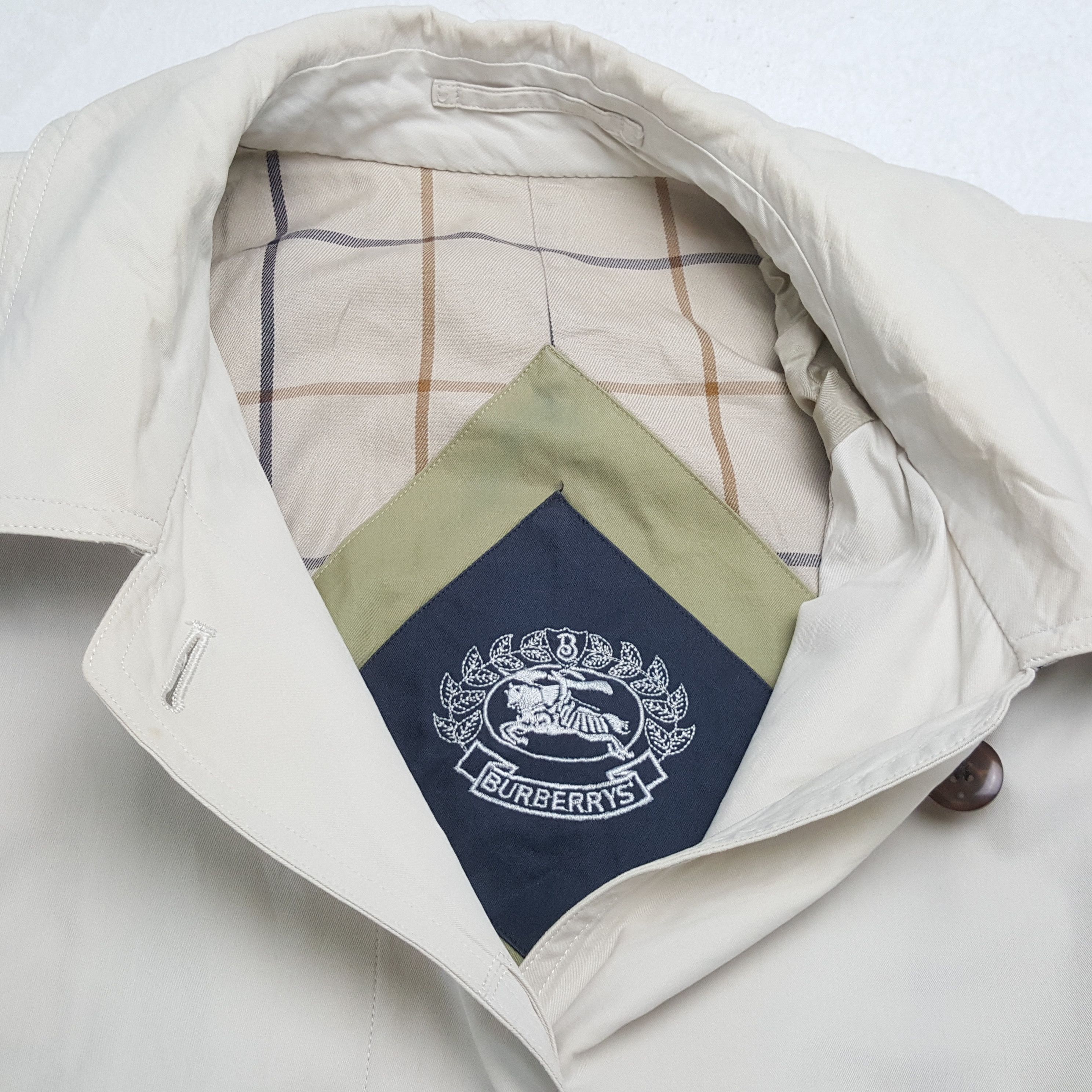 Burberry BURBERRYS Fashion Style Custom Art Trench Jacket Size L / US 10 / IT 46 - 10 Thumbnail