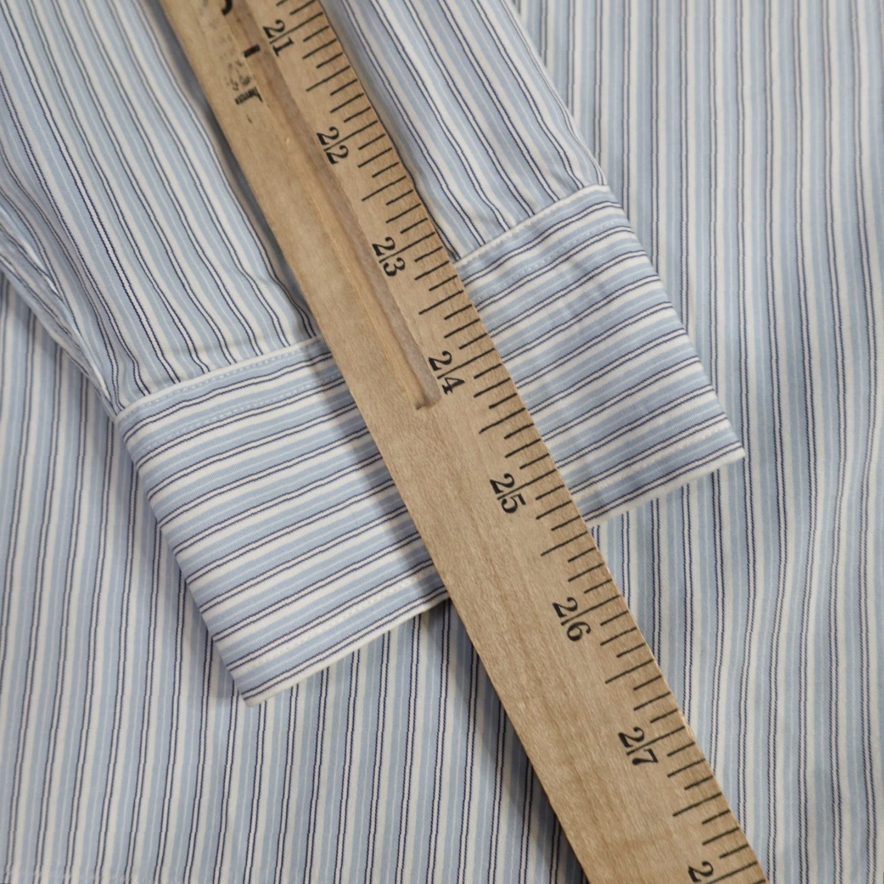Vintage VINTAGE American Vintage Polo Shirt S Blue Striped Knit Cotton Blend Short Sleeve Collared Button Mens Size US S / EU 44-46 / 1 - 4 Thumbnail