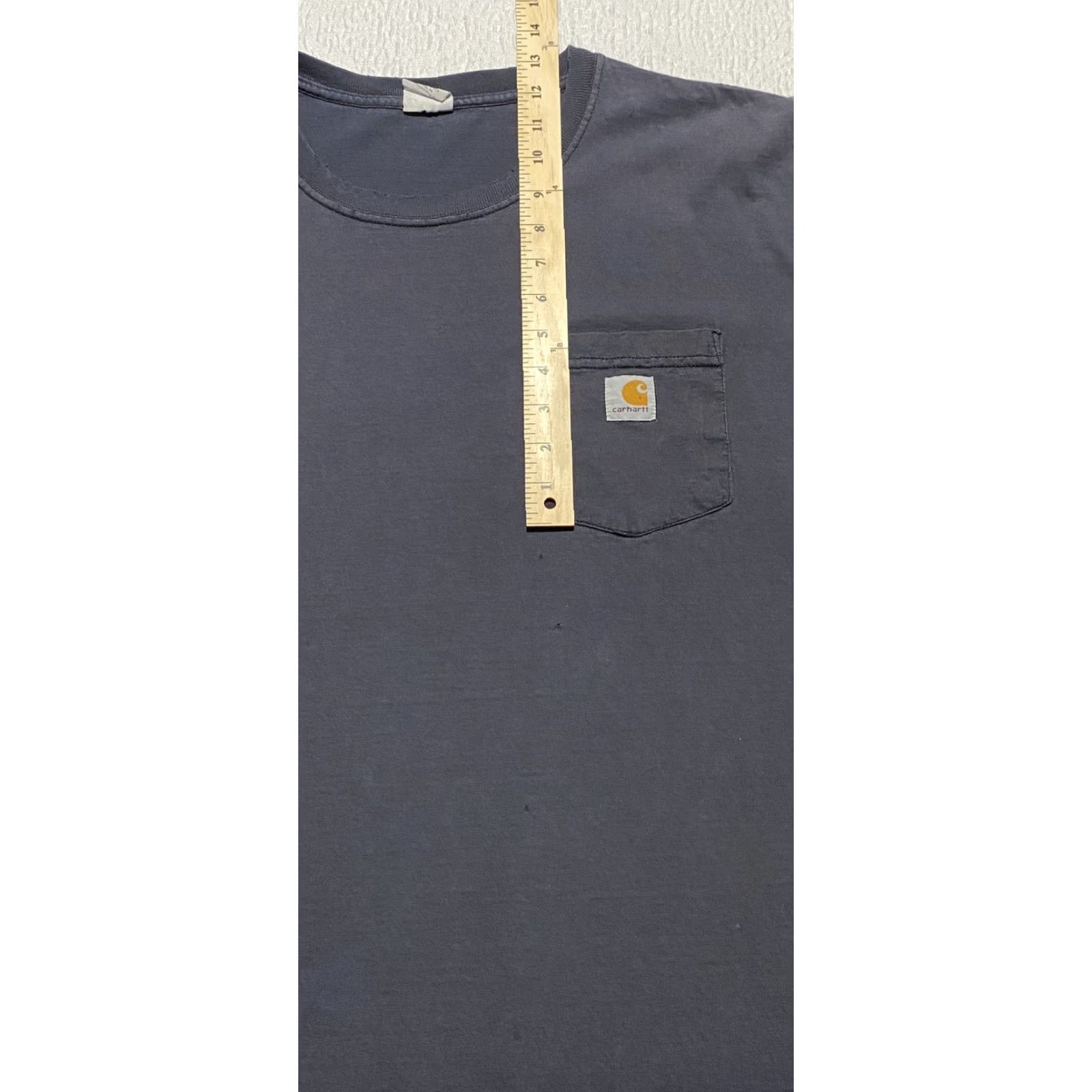Carhartt VINTAGE Carhartt Shirt Mens 2XL Black Long Sleeve Pocket Workwear Heavyweight Cotton Size US XXL / EU 58 / 5 - 2 Thumbnail