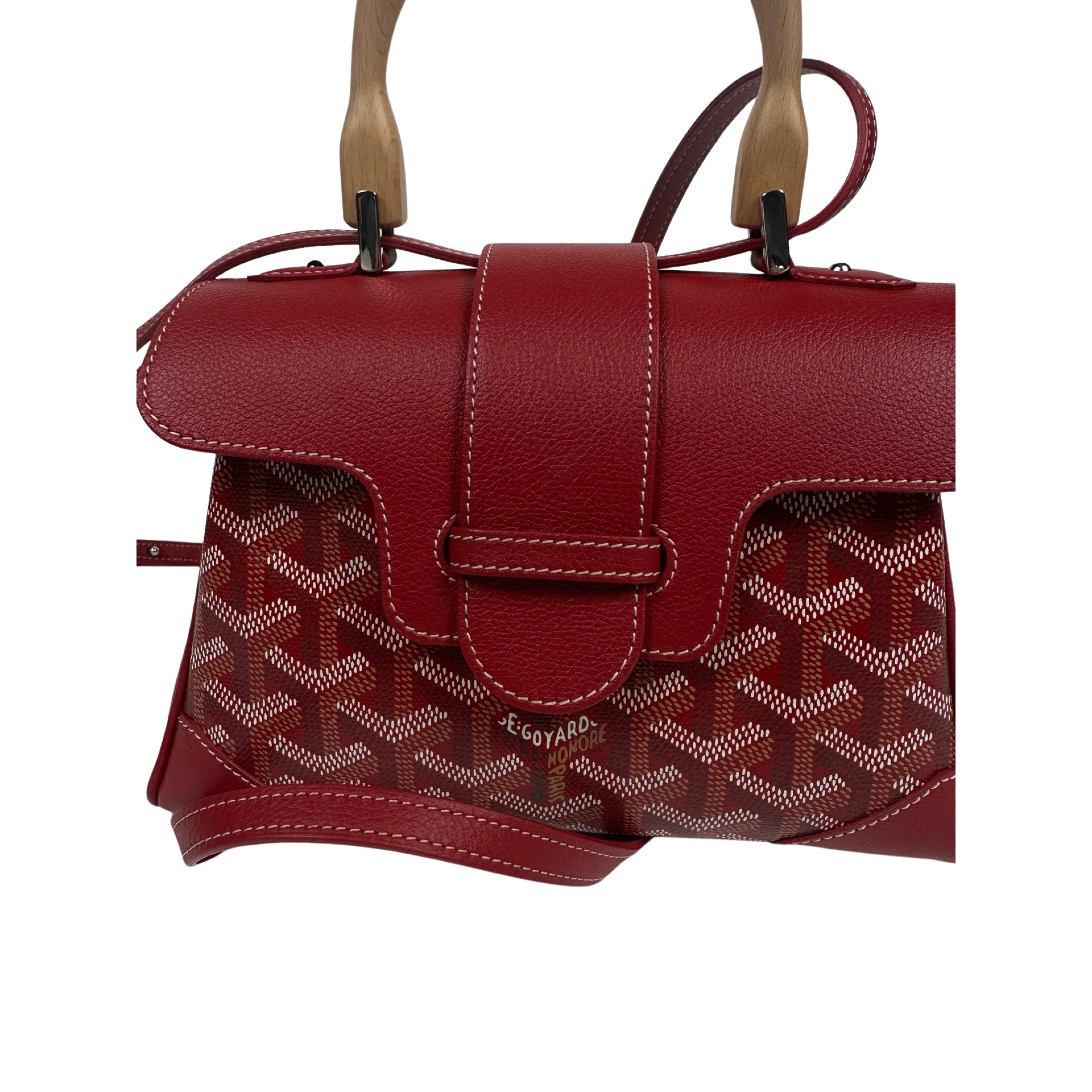Goyard GOYARD Goyardine Saigon PM Red Size ONE SIZE - 8 Thumbnail