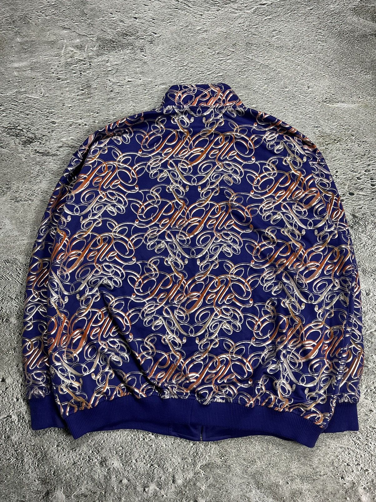 Pelle Pelle Pelle Pelle track jacket monogram big logo 90s purple Y2K Size US XXL / EU 58 / 5 - 8 Thumbnail
