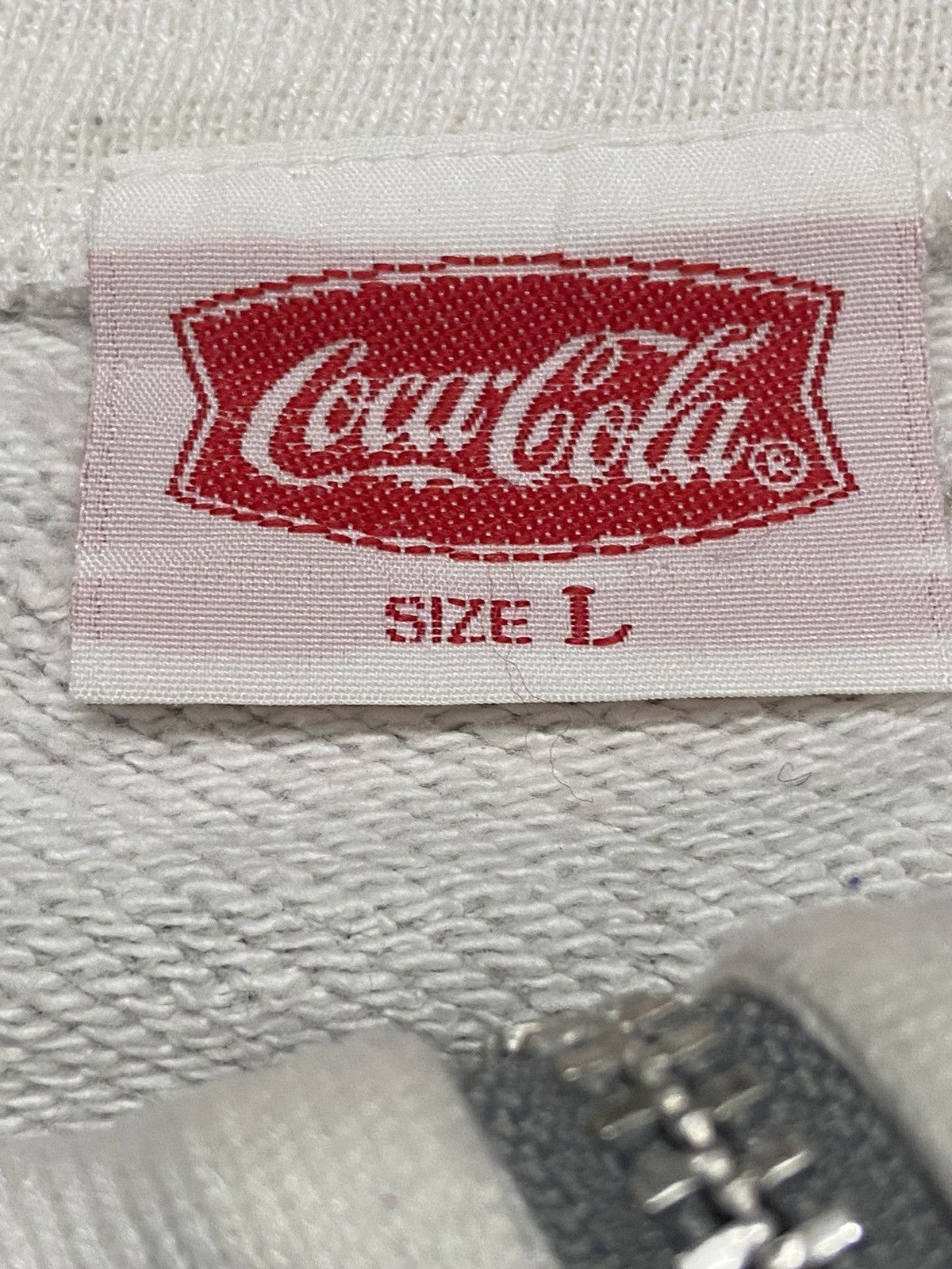 Coca Cola × Vintage Vintage 90s Coca Cola Hlafzip Sweatshirt Size US L / EU 52-54 / 3 - 4 Thumbnail