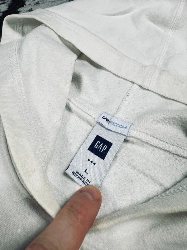 Gap Gap white hoodie L logo Size US L / EU 52-54 / 3 - 4 Thumbnail