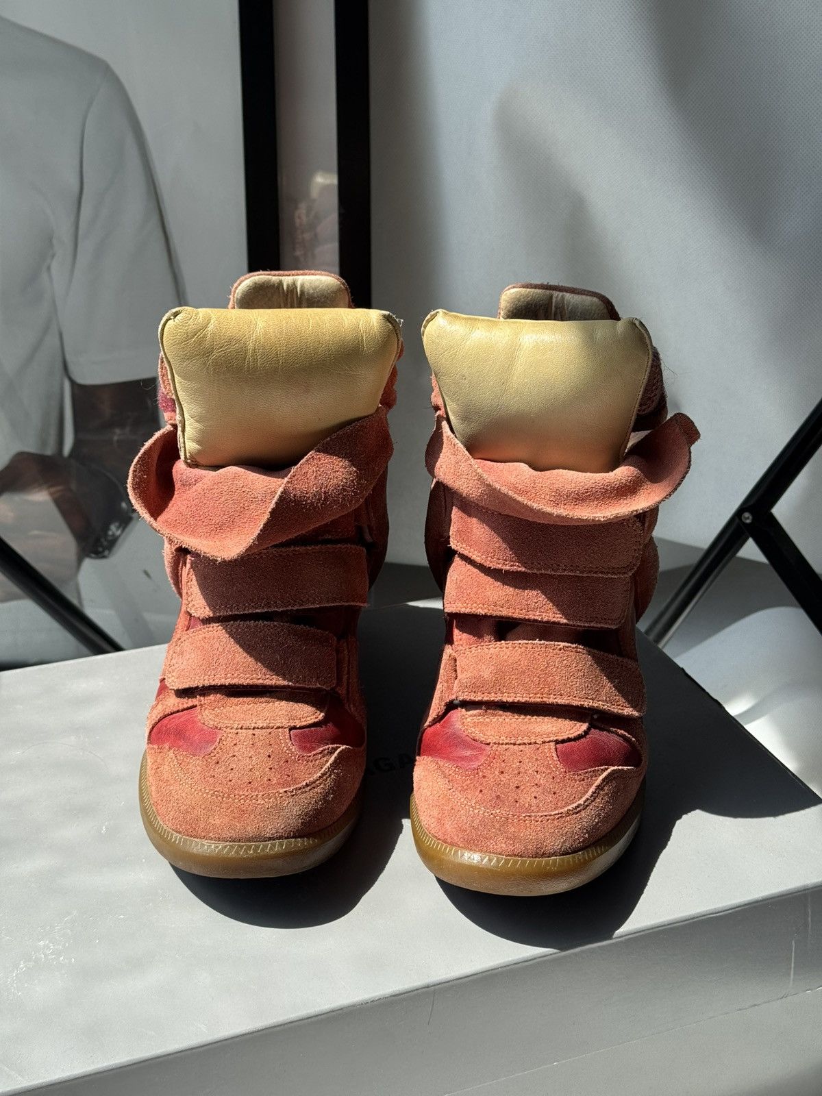 Isabel Marant Isabel Marant Bekett sneakers shoes Washed Suede Wedge Size US 11 / IT 41 - 9 Thumbnail