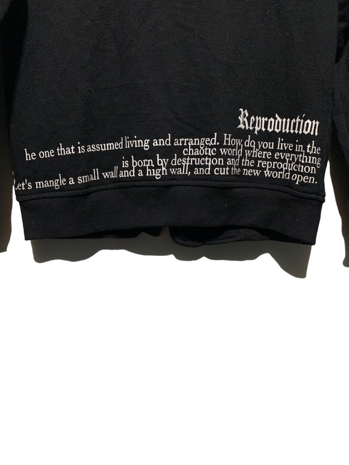 If Six Was Nine The bay garden asymmetric poem fur hoodie LGB style Size US M / EU 48-50 / 2 - 8 Thumbnail