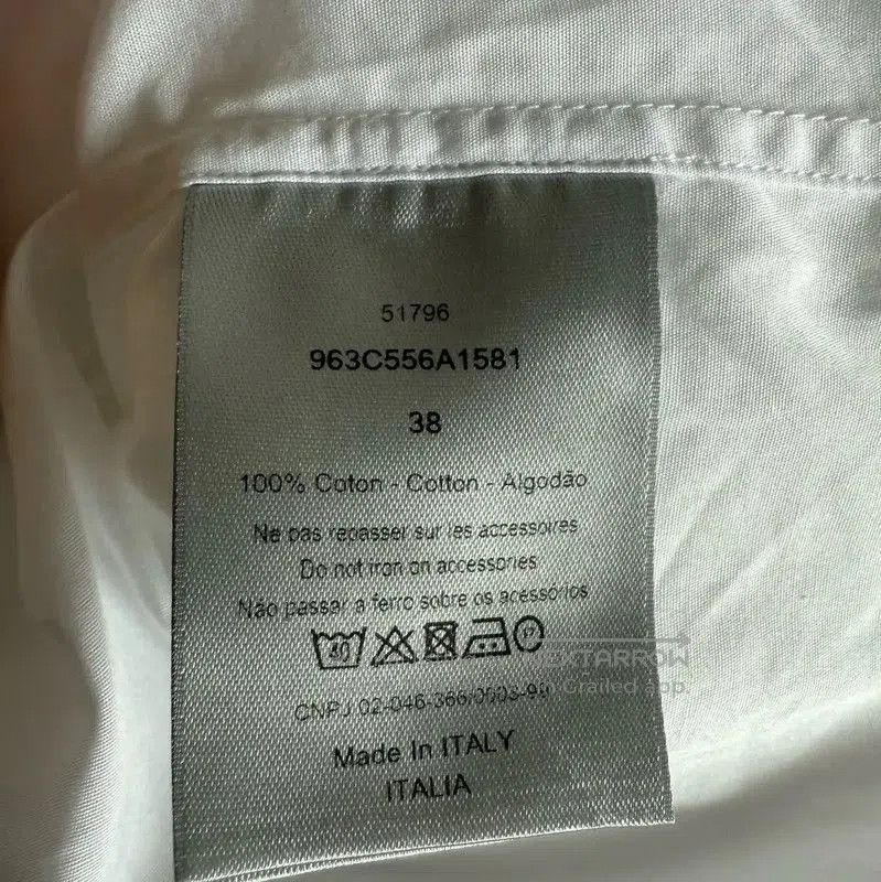 Dior Dior White Cotton Women's Shirt . Size XXS / US 00 / IT 34 - 5 Thumbnail