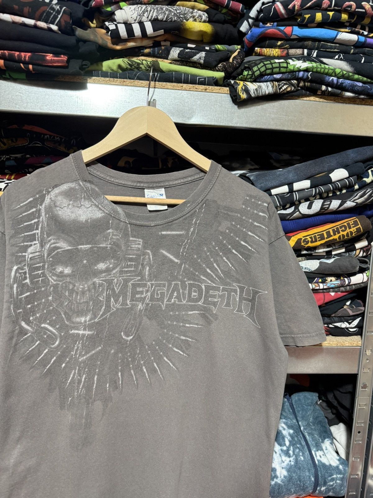 Vintage Vintage 2000’s Megadeth Rock Band Tour T-Shirt Y2K Hype Size US XL / EU 56 / 4 - 3 Thumbnail