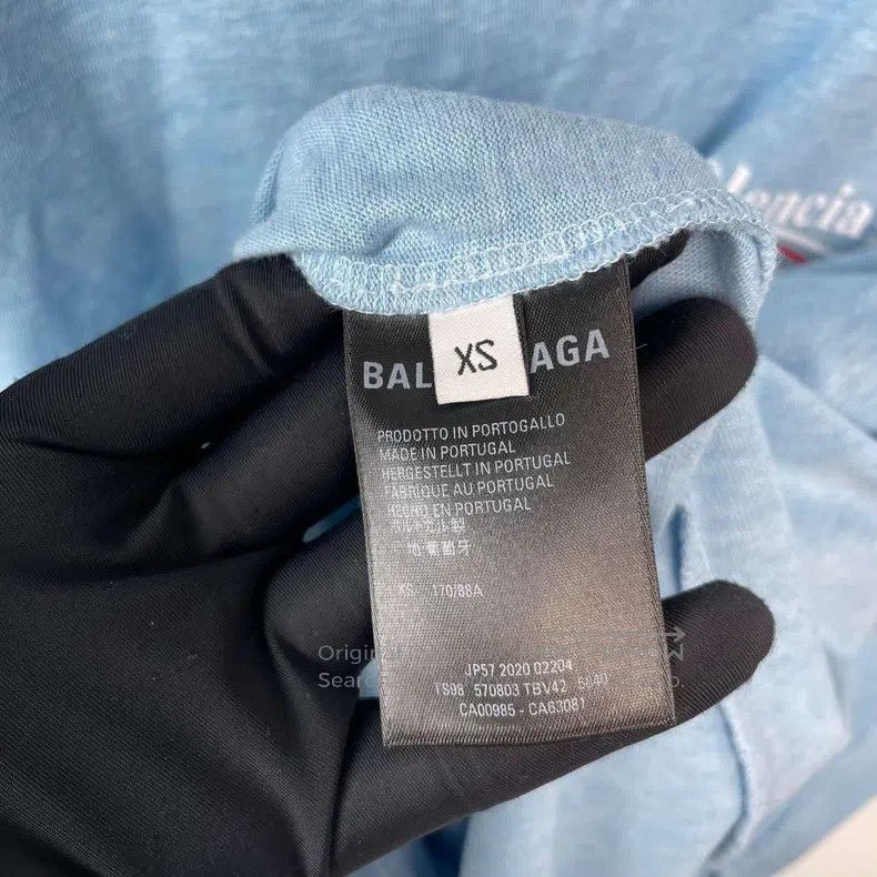 Balenciaga Balenciaga Blue Short Sleeve Size US XS / EU 42 / 0 - 7 Thumbnail