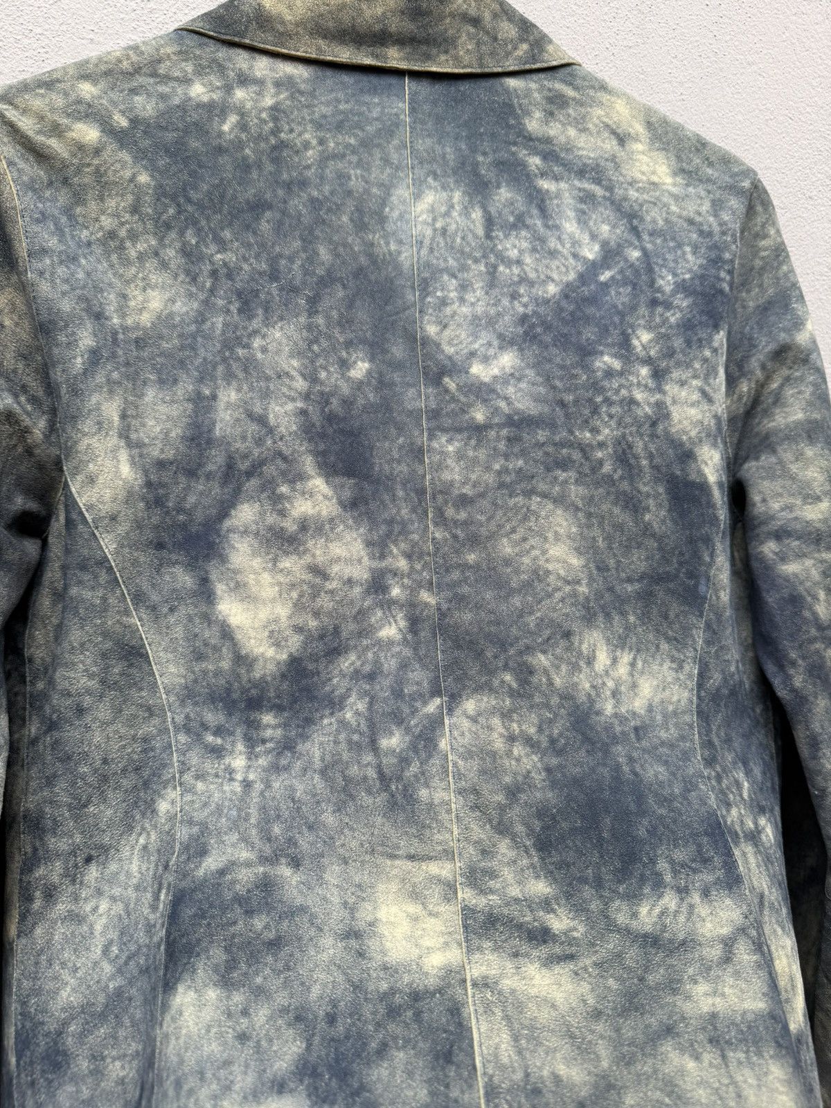 Japanese Brand 💥RARE💥 Corvo Bianco x Robrik Donna Lamb Skin Abstract Jacket Size S / US 4 / IT 40 - 18 Thumbnail