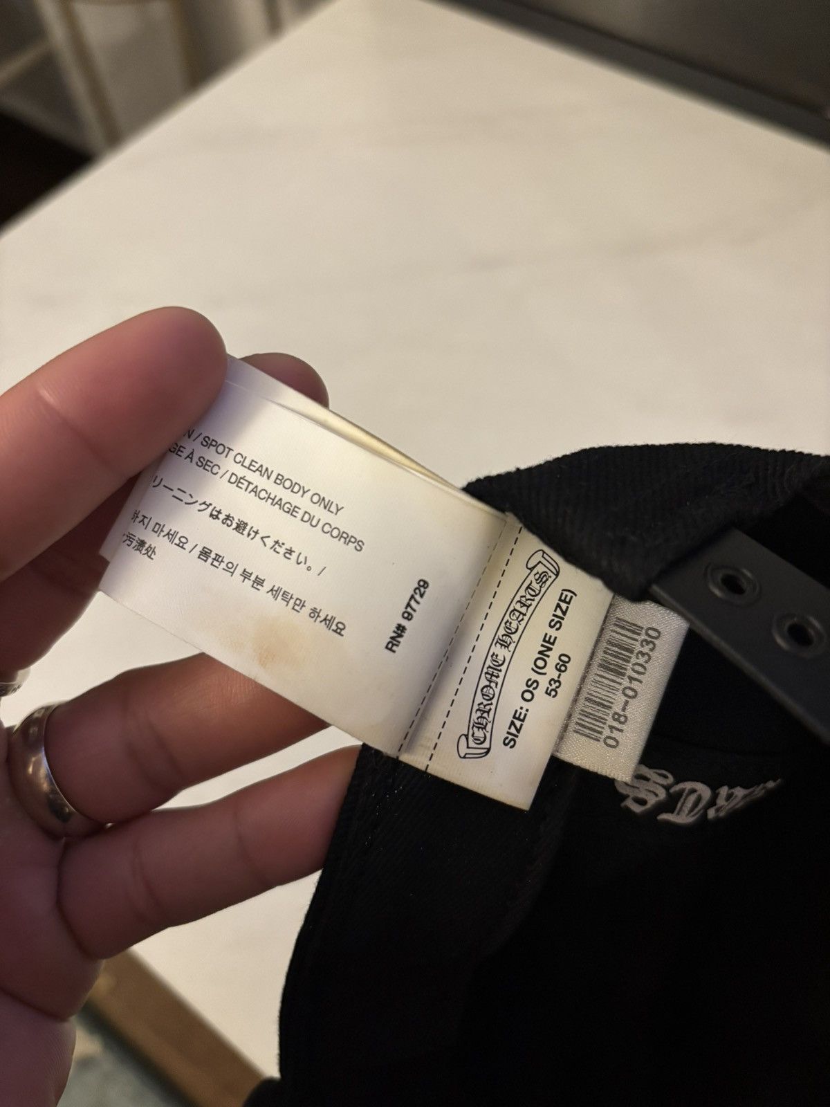 Chrome Hearts Chrome Hearts Vertical Logo Snapback Hat One Size Looks New Size ONE SIZE - 6 Thumbnail