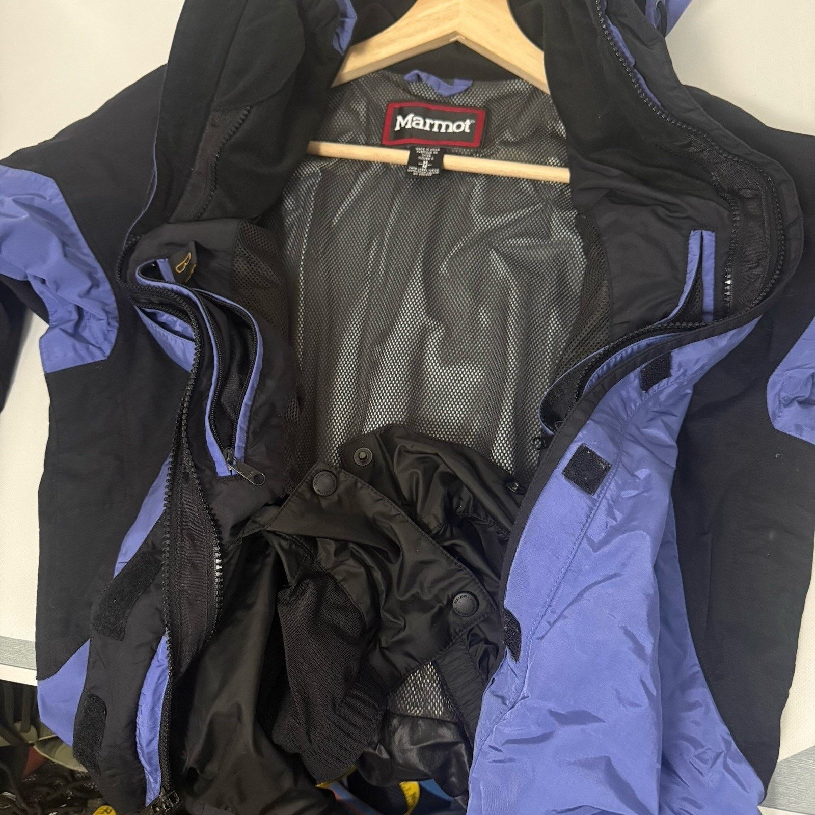 Marmot Marmot Zip Jacket Purple Blue Coat Ski Shell Hiking Camping Size M / US 6-8 / IT 42-44 - 5 Thumbnail