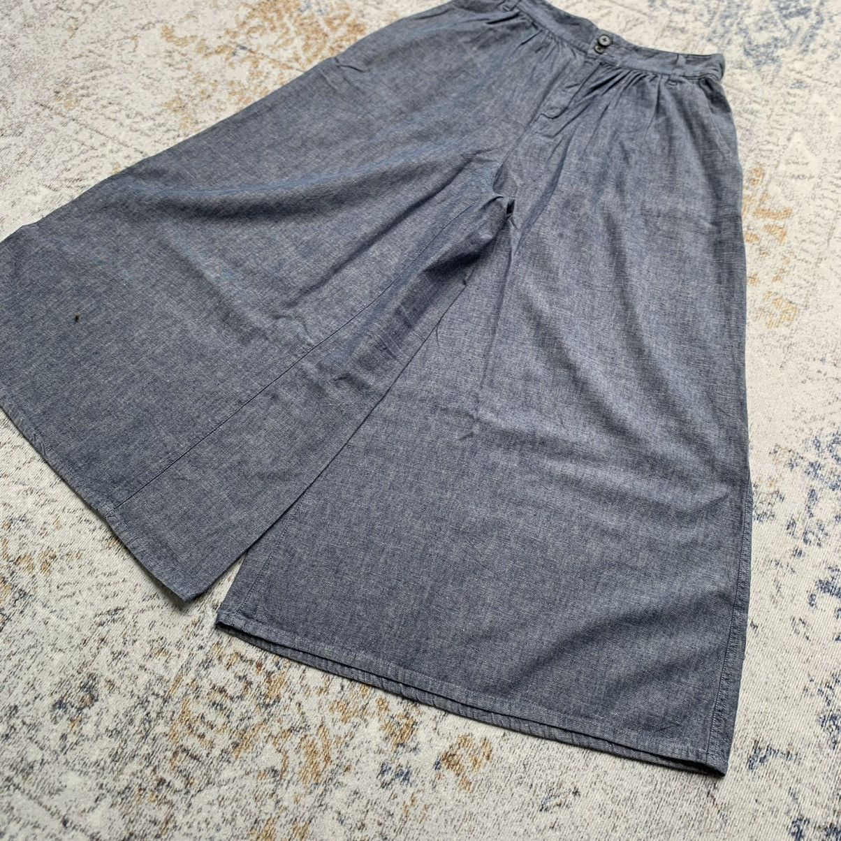 Japanese Brand × Vintage × Yohji Yamamoto Rare Vintage Shuca Japanese Brand Ultra Wide Pants Size US 30 / EU 46 - 3 Thumbnail