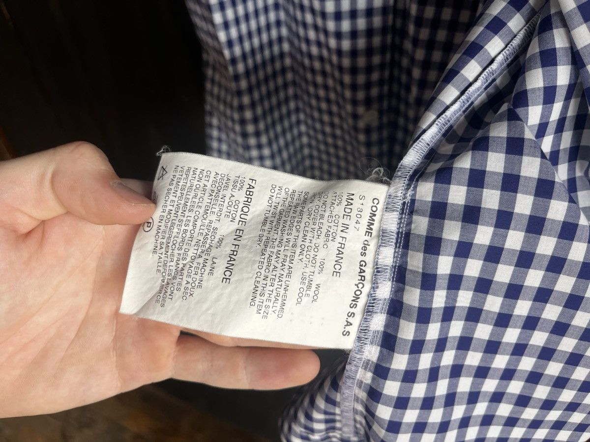 Comme des Garcons Comme Des Garçons Shirt ss button down knit patchwork Size US S / EU 44-46 / 1 - 5 Thumbnail