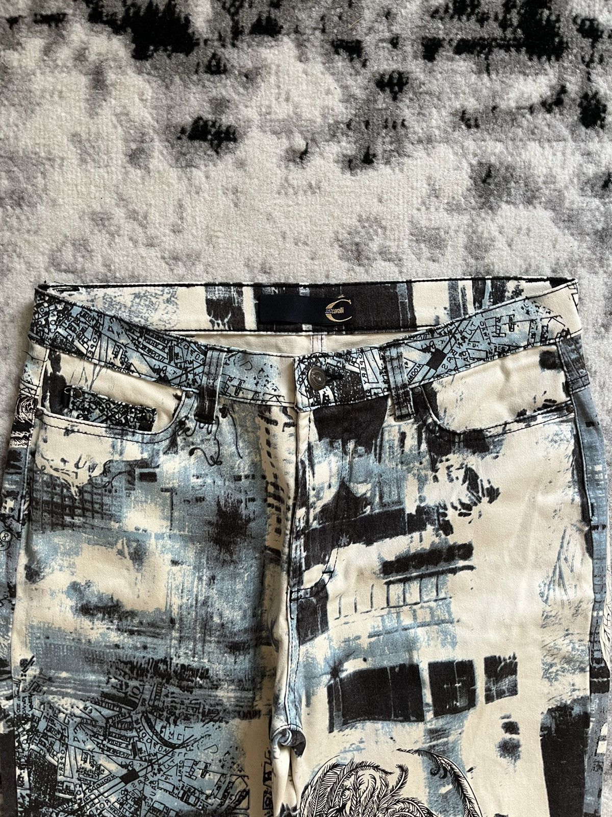 Just Cavalli × Vintage Just Cavalli City Urban Pants Size 32" / US 10 / IT 46 - 6 Thumbnail