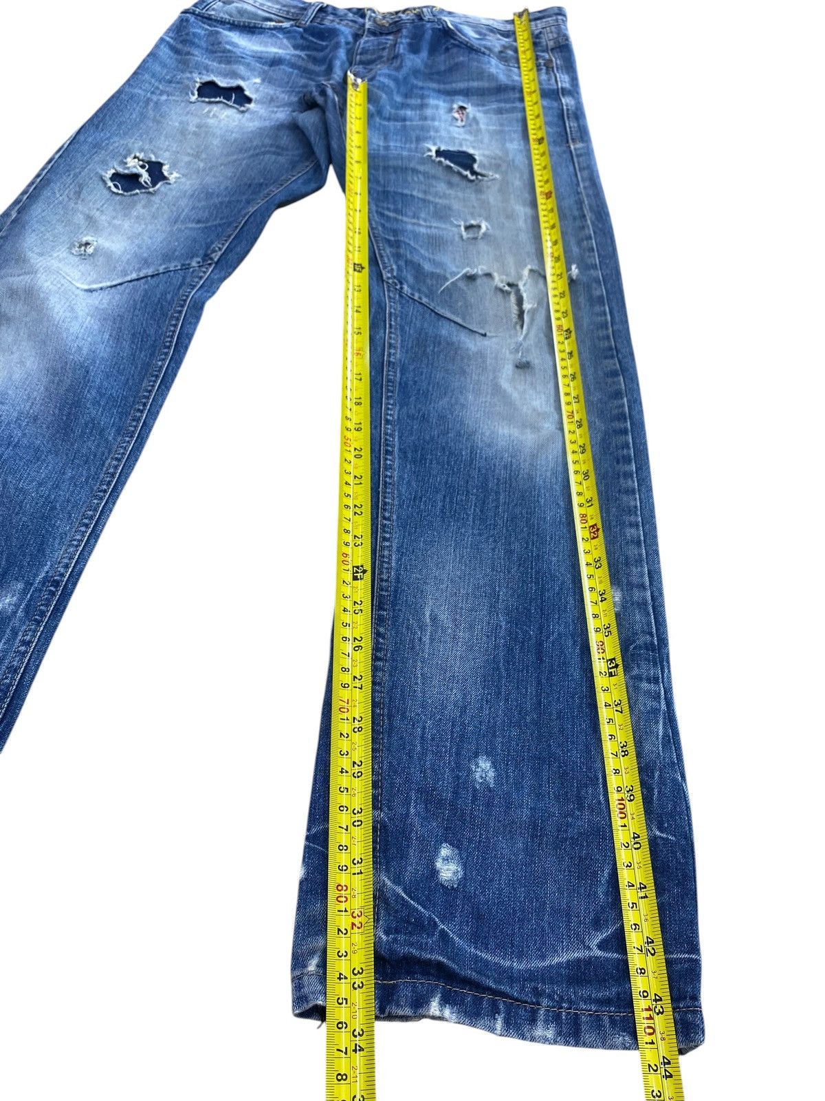 Desigual Desigual Brand Distressed Patchwork Style Loose Jeans Size US 34 / EU 50 - 11 Thumbnail