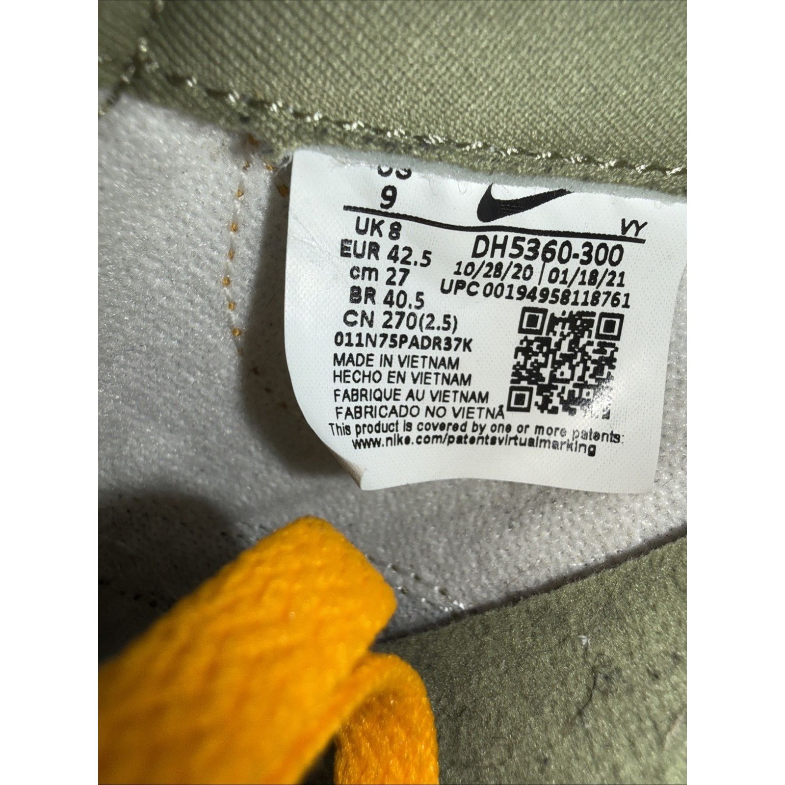 Nike Size 9 - Nike Dunk Low Dusty Olive Size US 9 / EU 42 - 6 Thumbnail