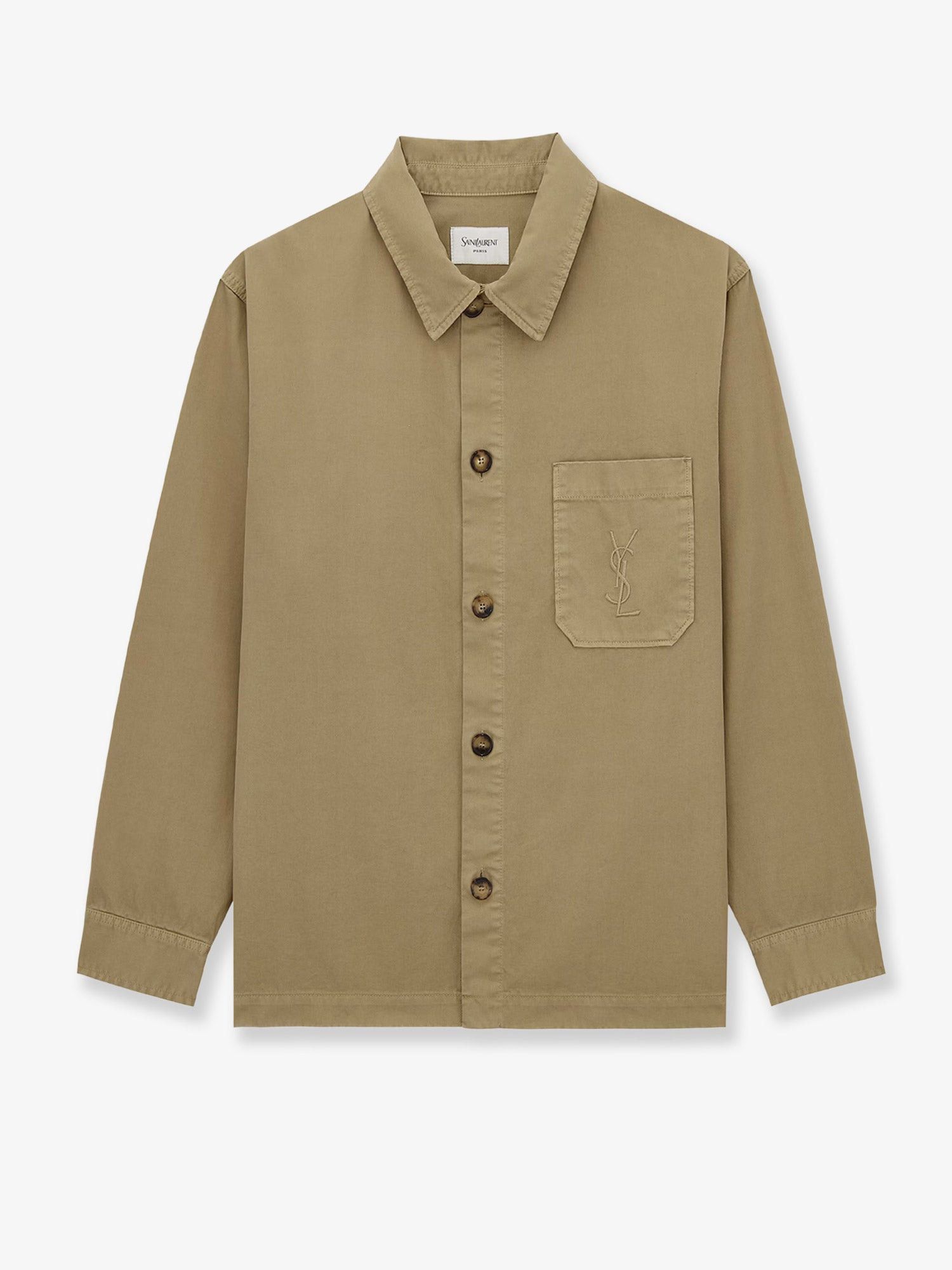 Yves Saint Laurent Saint Laurent Cassandre certified cotton Overshirt Tag Size M Men - USA Tariffs Included Size US M / EU 48-50 / 2 - 1 Thumbnail