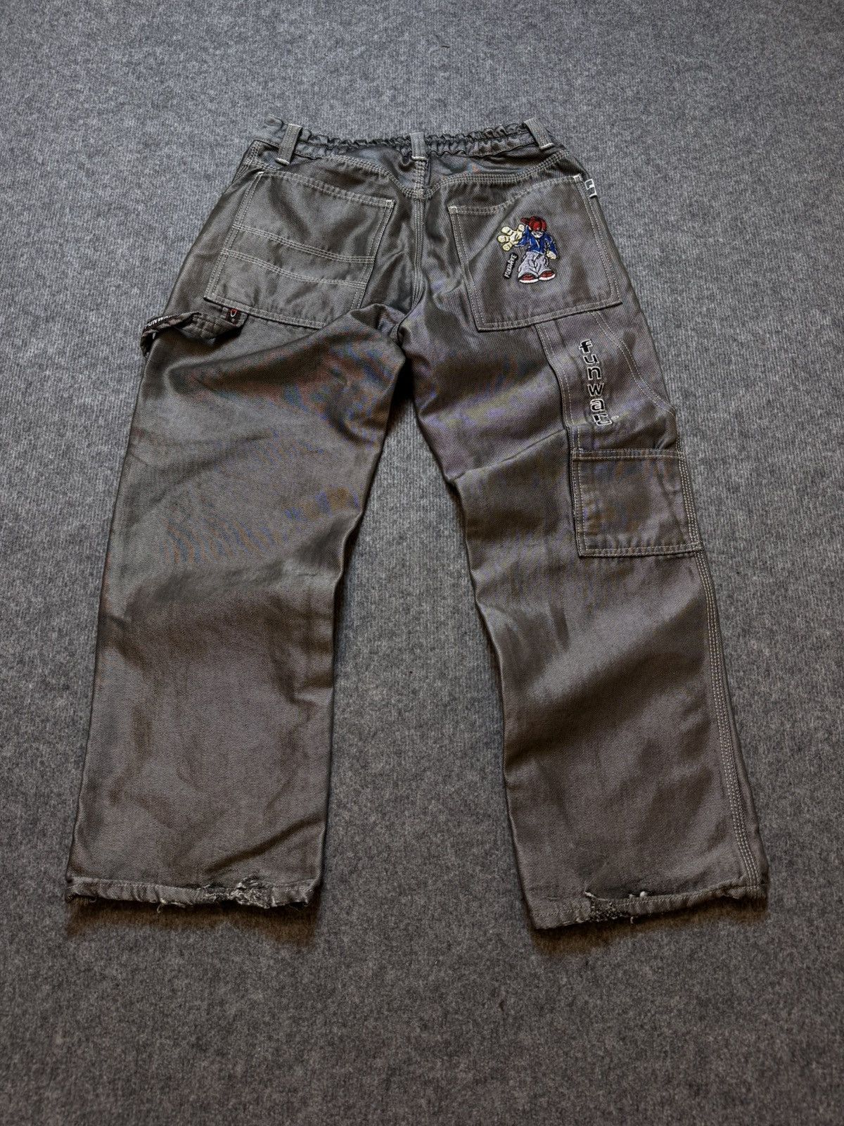 Hysteric Glamour × Japanese Brand × Vintage RAP jeans baggy distressed Japan style casual pants Size US 30 / EU 46 - 1 Thumbnail