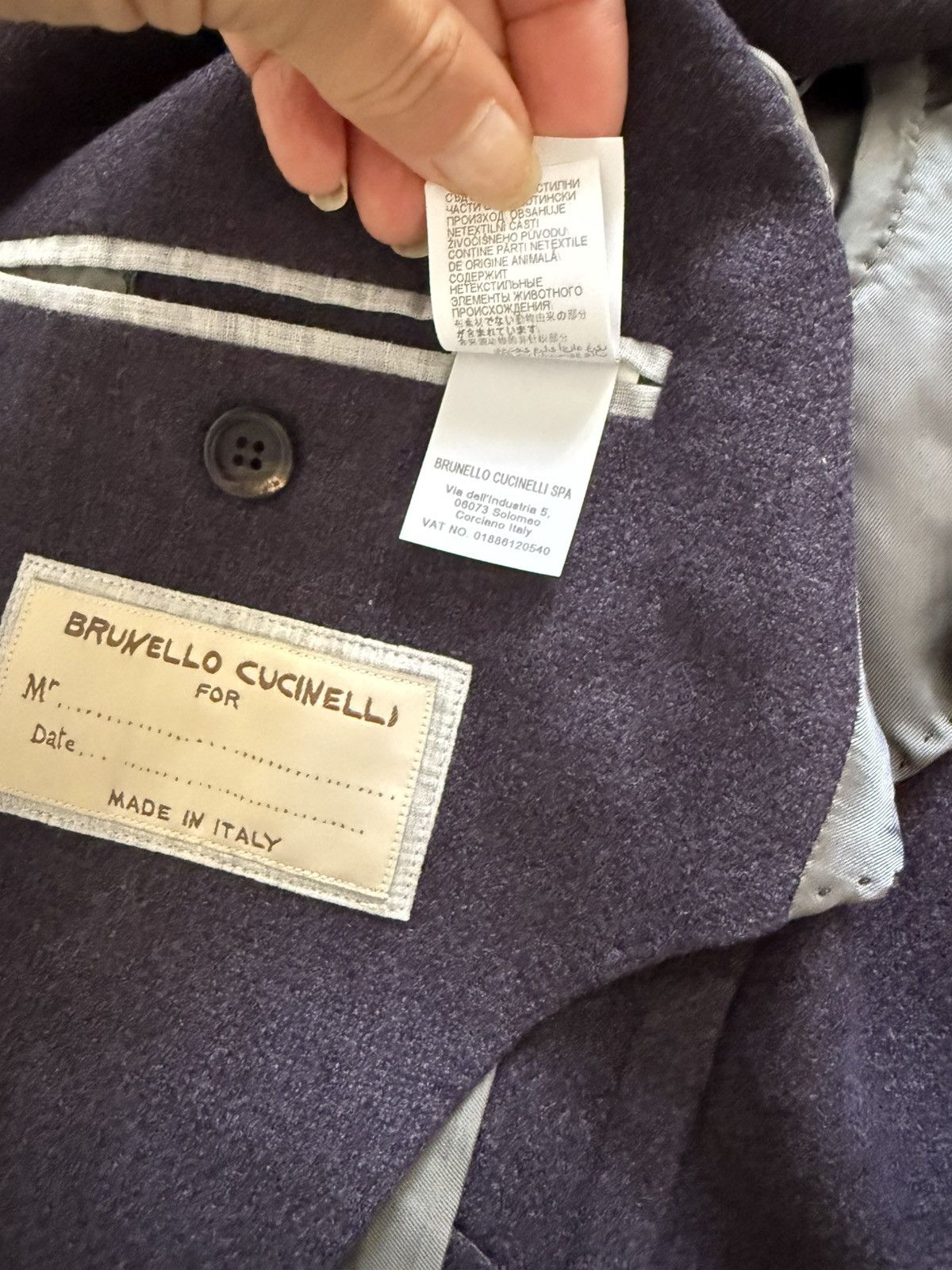 Brunello Cucinelli Brunello cucinelli cashmere blazer Size 48S - 10 Thumbnail