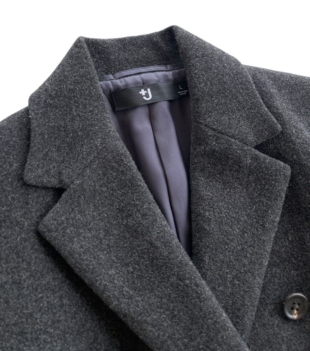 Jil Sander Jil Sander X Uniqlo Wool Chesterfield Coat Size L / US 10 / IT 46 - 2 Thumbnail
