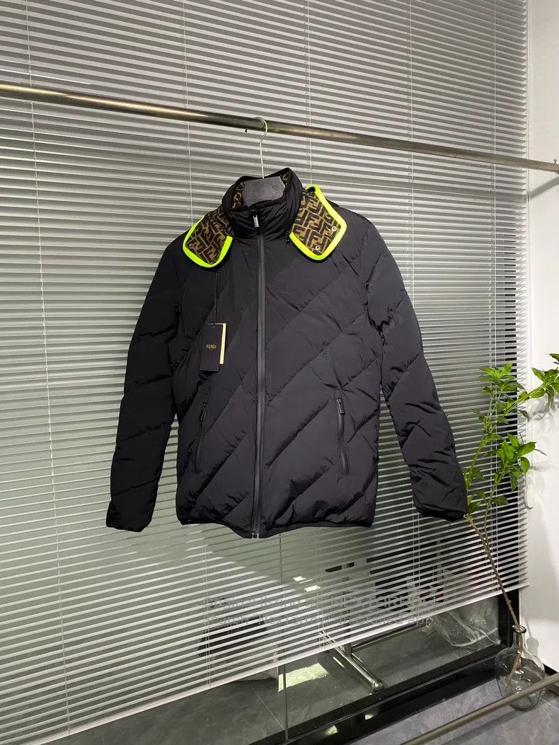 Fendi Fendi Double-Sided Puffer Coat with Monogram Print and Rem Size US M / EU 48-50 / 2 - 3 Thumbnail