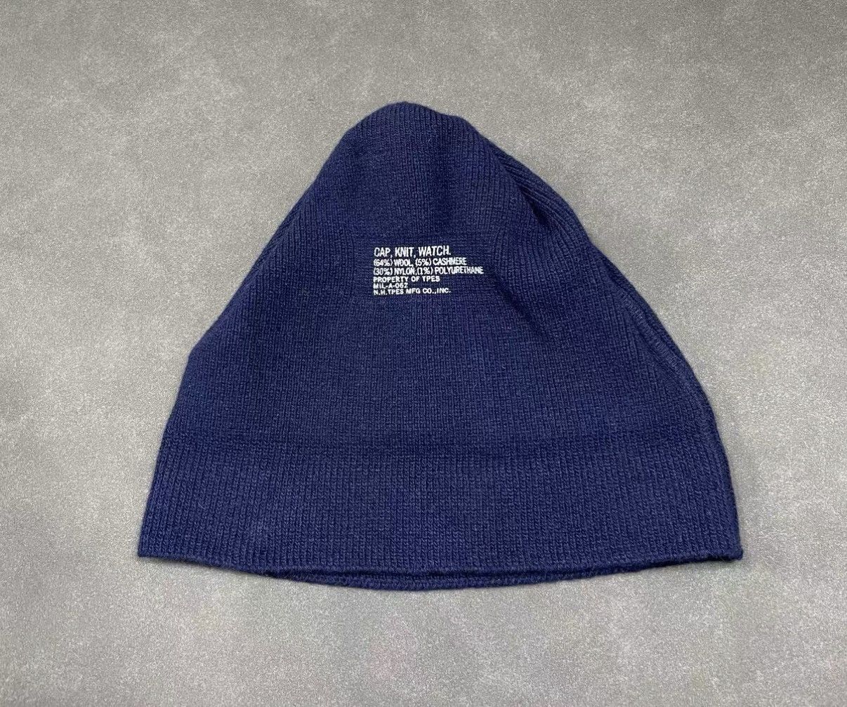 N.Hoolywood N.HOOLYWOOD Wool Blend Knit Beanie J16 Size ONE SIZE - 5 Thumbnail