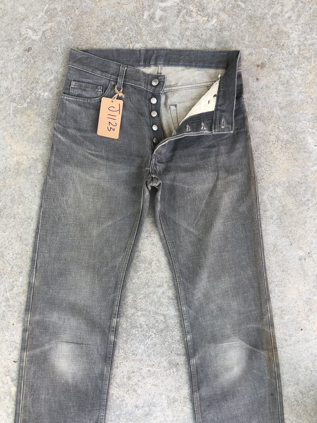 Helmut Lang Helmut Lang Classic Raw Denim Distressed Size US 31 - 3 Thumbnail