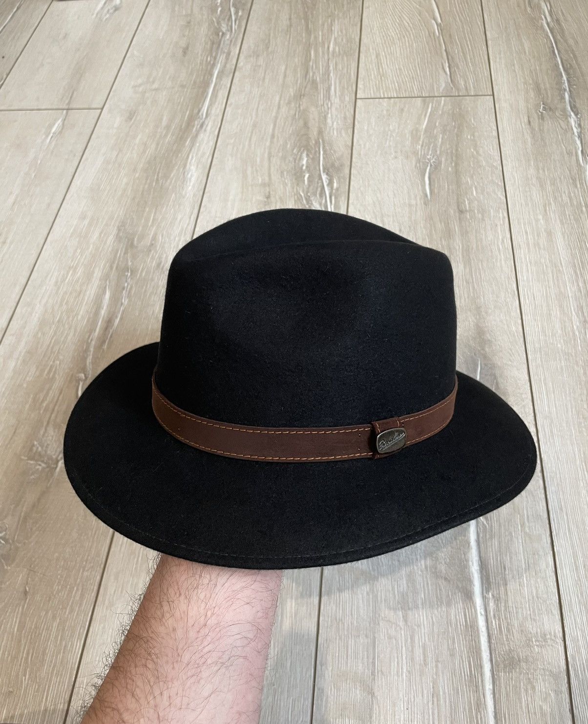Borsalino Borsalino Alessandria 1857 Black Hat Size US8 UK 7 7/8 Size ONE SIZE - 1 Thumbnail