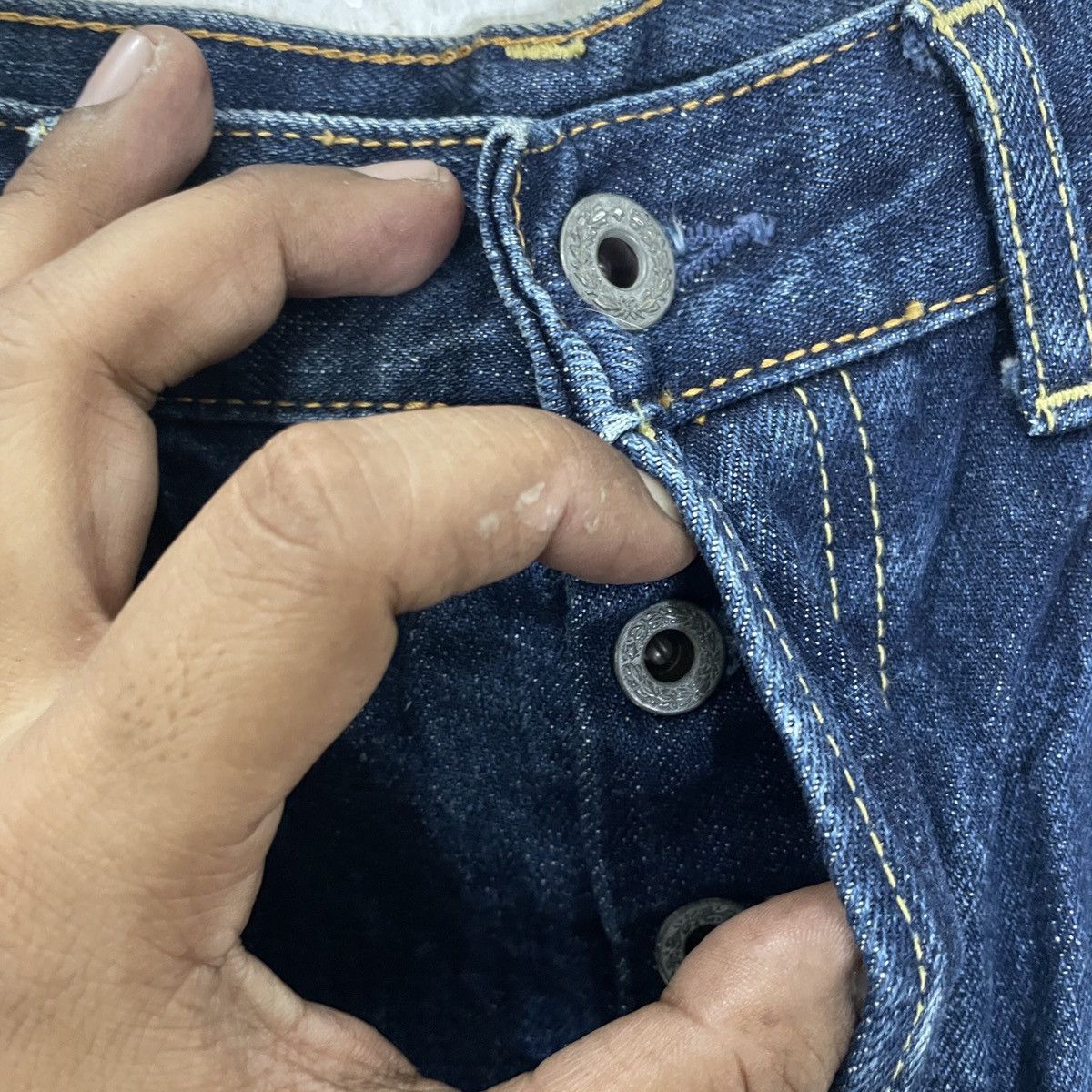 Japanese Brand Vintage Journal Standart Japan Buckle Short Denim Size US 28 / EU 44 - 5 Thumbnail