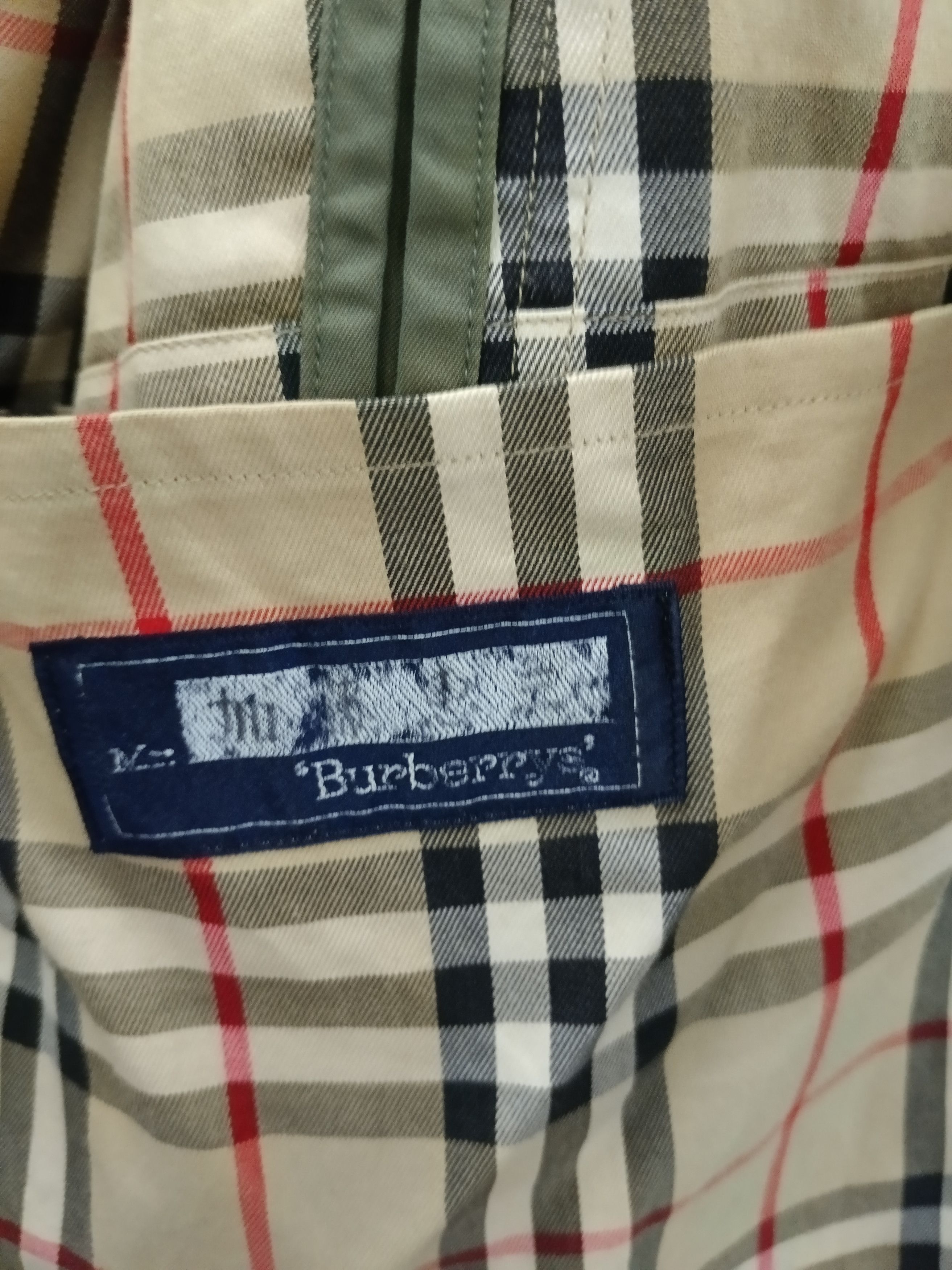 Burberry Vintage Burberrys Iridescent Olive Balmacaan Coat Nova Check Size US M / EU 48-50 / 2 - 7 Thumbnail