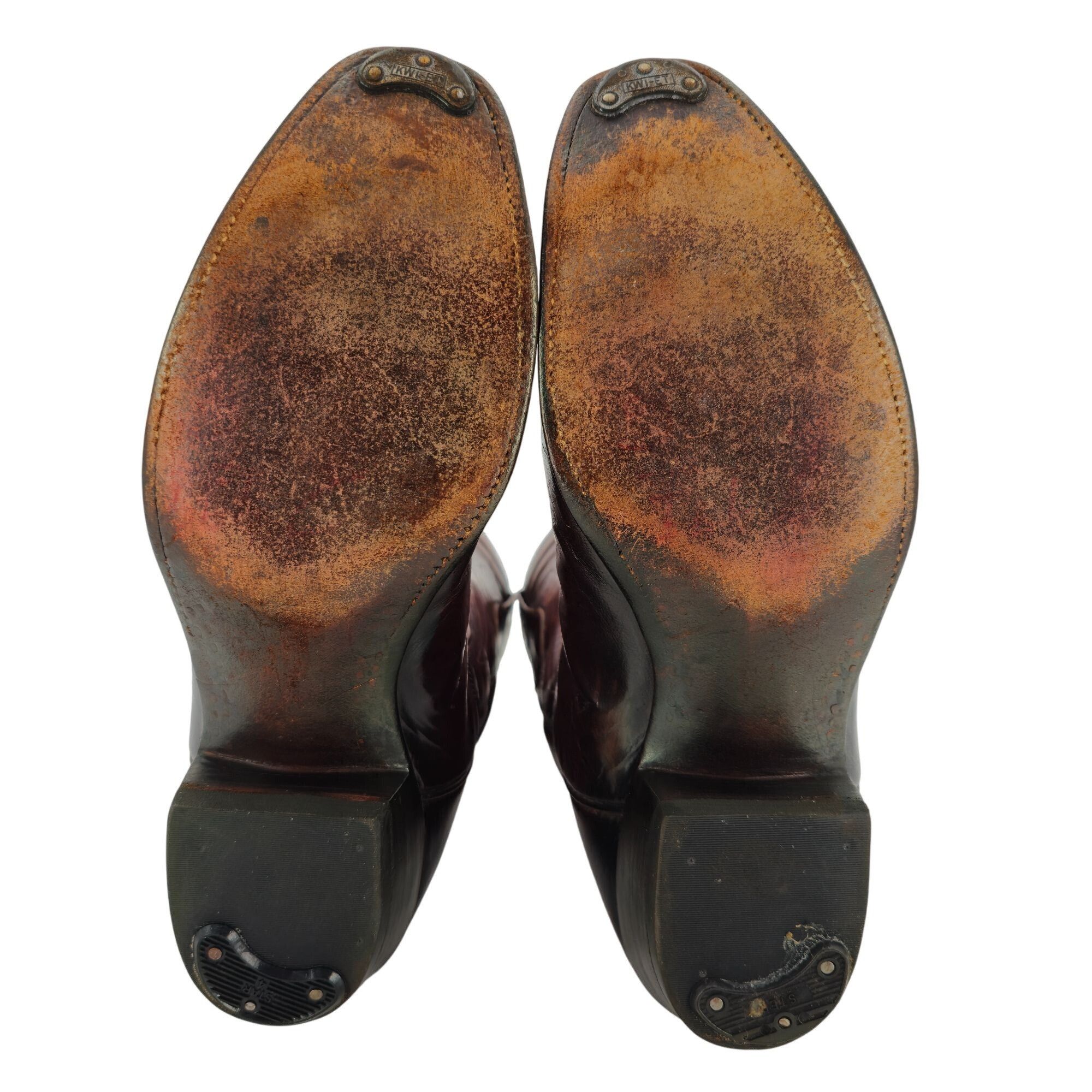 Lucchese Vintage Lucchese 1980 San Antonio French Toe Brown Mens 9C Size US 9 / EU 42 - 5 Thumbnail