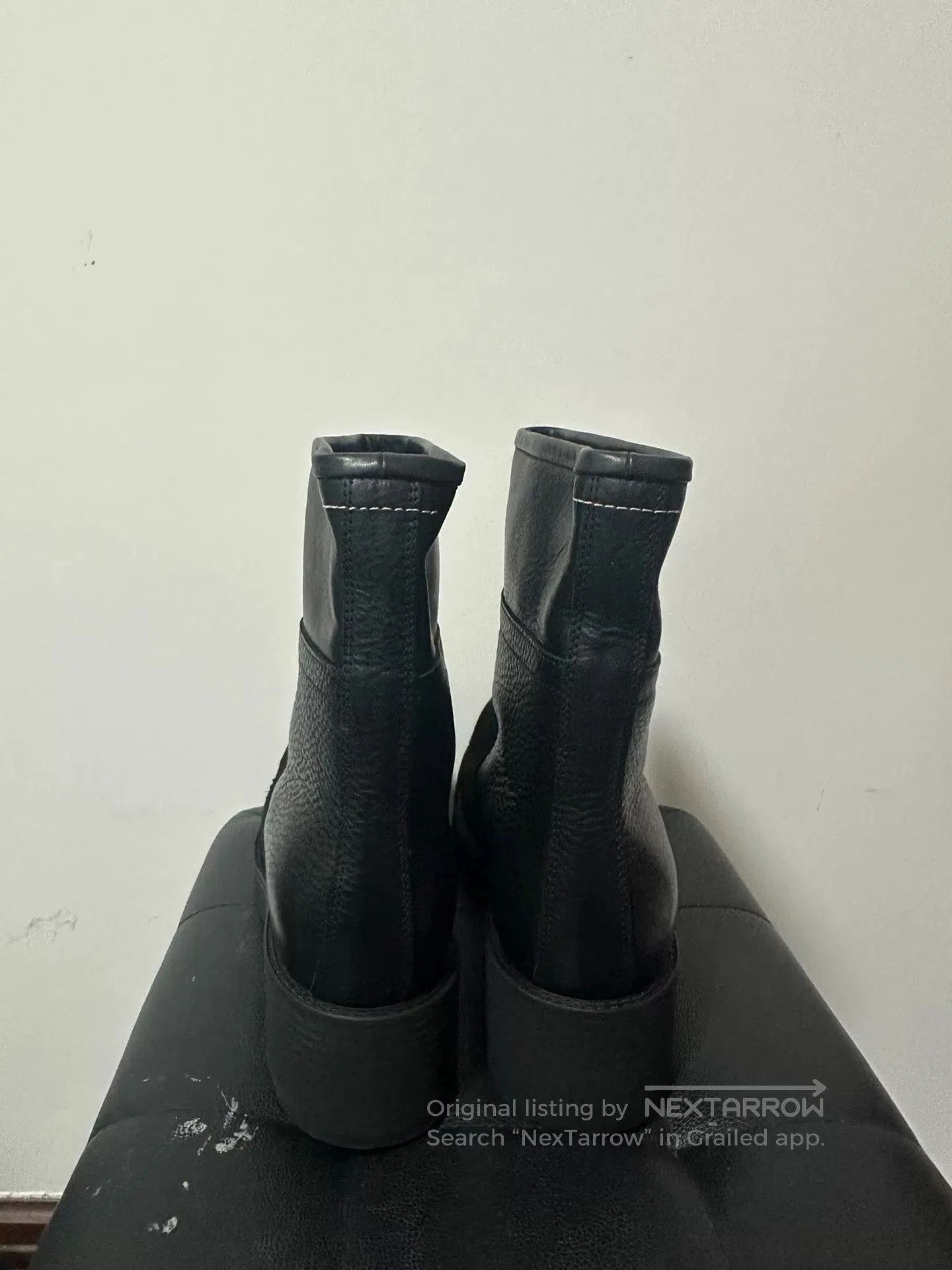 MM6 MM6 Maison Margiela Black Fur Ankle Boots. Size US 10.5 / EU 43-44 - 3 Thumbnail