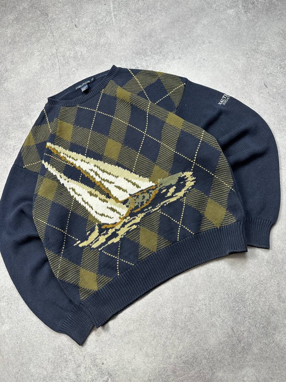 Nautica Vintage Nautica Cup Knit Sweater, Size S – Oversized Size US S / EU 44-46 / 1 - 3 Thumbnail