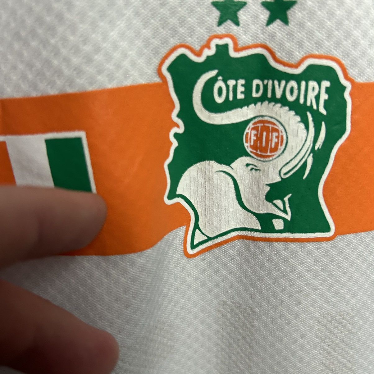 Puma Mens Cote Divoire Ivory Coast 2022 home soccer jersey sizeXL Size US XL / EU 56 / 4 - 5 Thumbnail