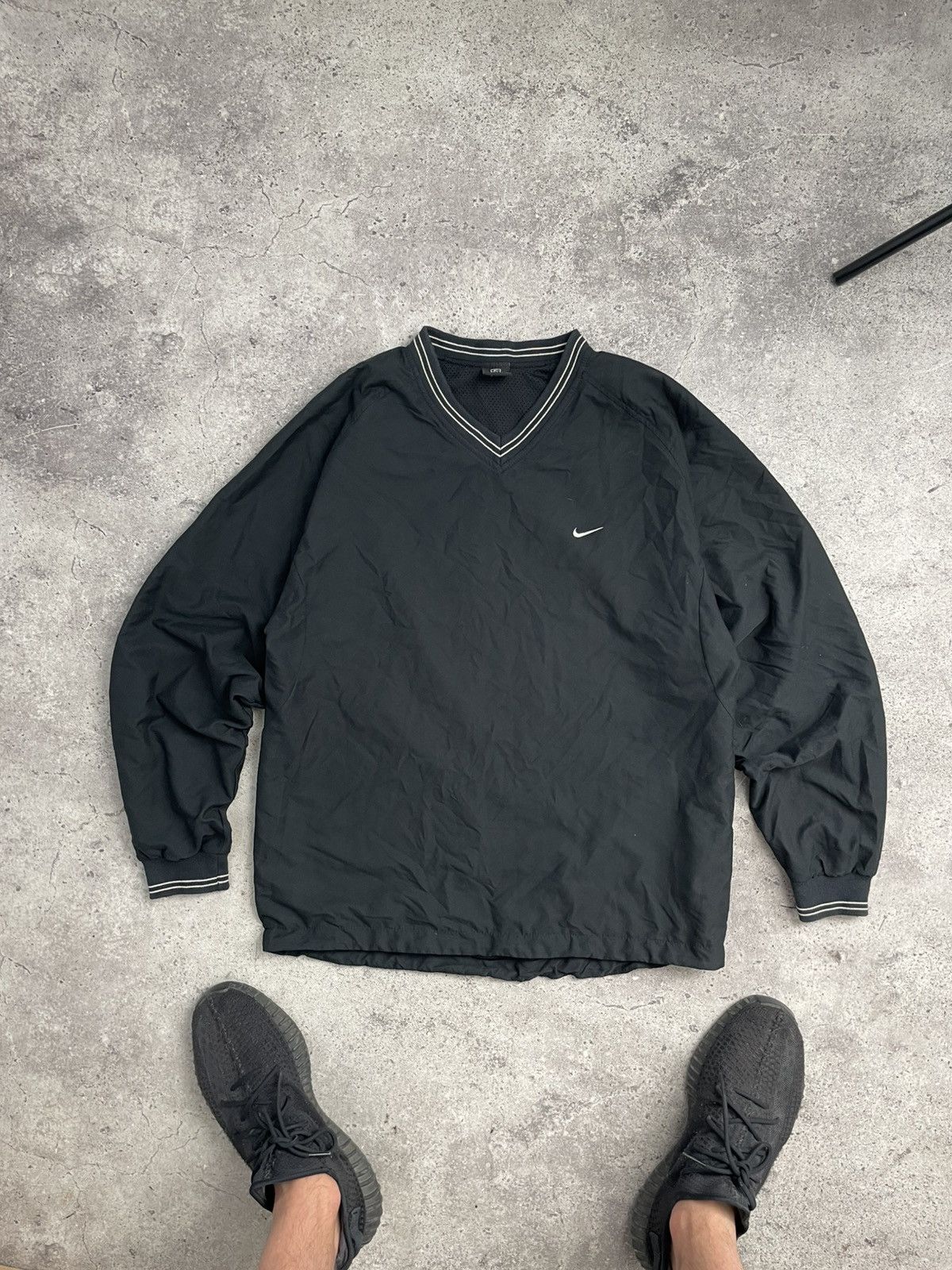 Nike × Vintage Vintage Nike Golf y2k hype streetwear nylon sweatshirt Size US M / EU 48-50 / 2 - 1 Thumbnail