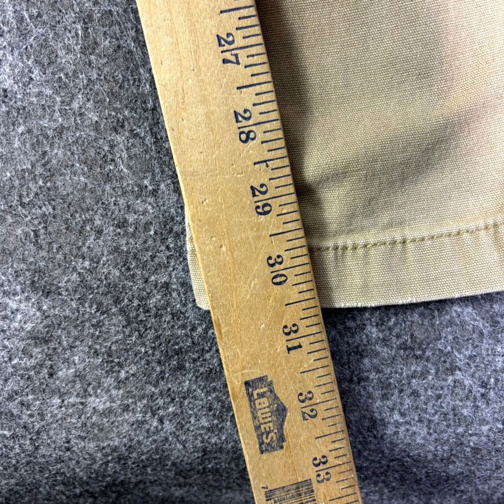 Carhartt Carhartt Pants Relaxed Fit Carpenter Tan Canvas Workwear 33x32 Distressed 33x30 Size US 33 - 4 Thumbnail