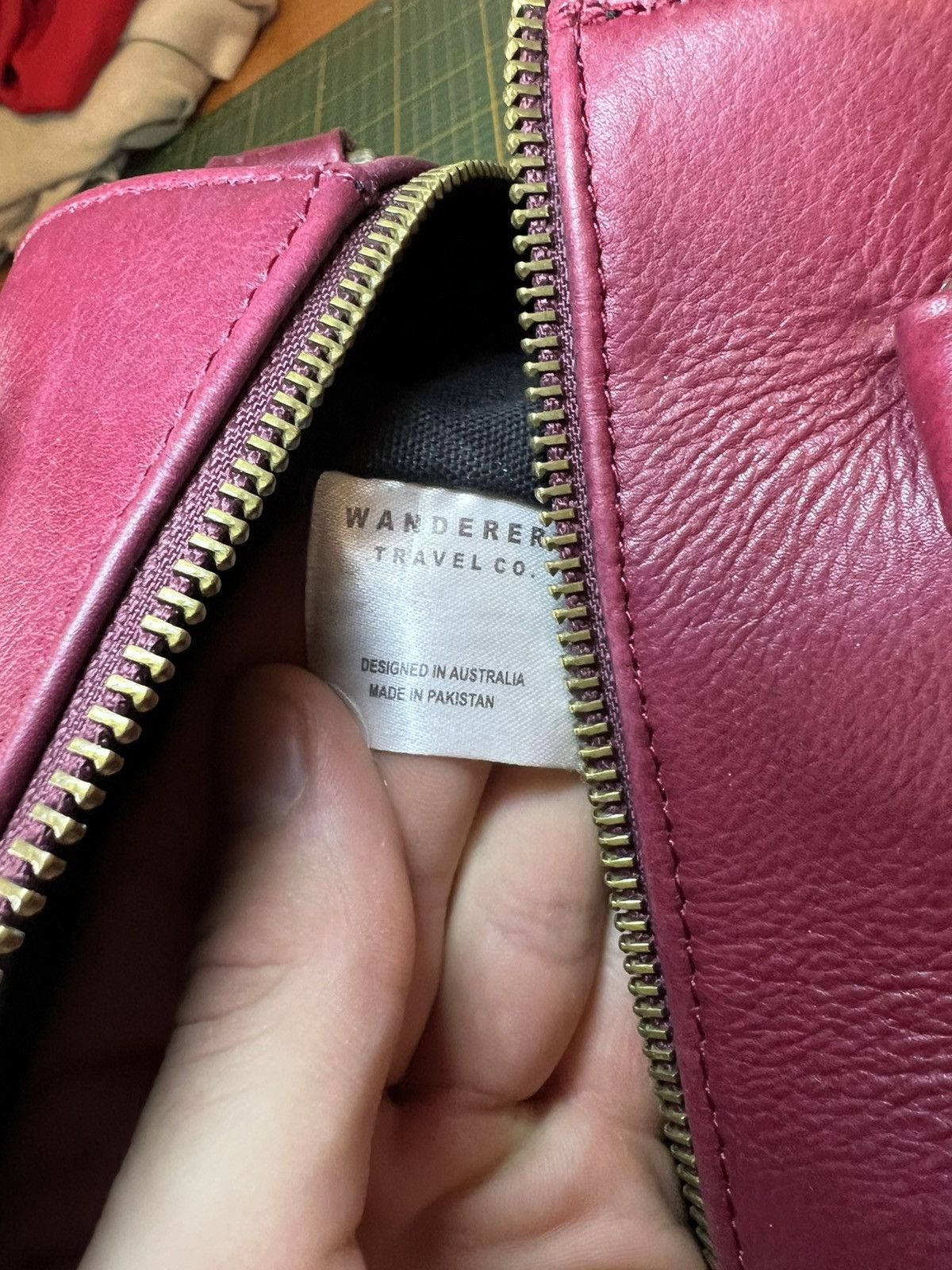 Vintage Vintage Wanderers Travel Co. Mini Turin leather handbag Size ONE SIZE - 14 Thumbnail