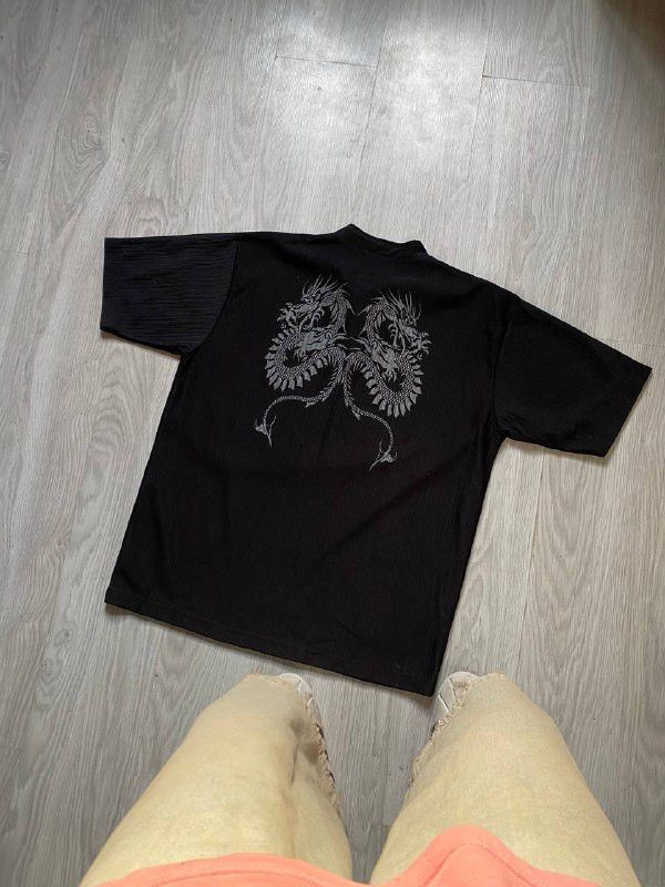 Pre-owned Vintage Japanese T-shirt Oversized In Black