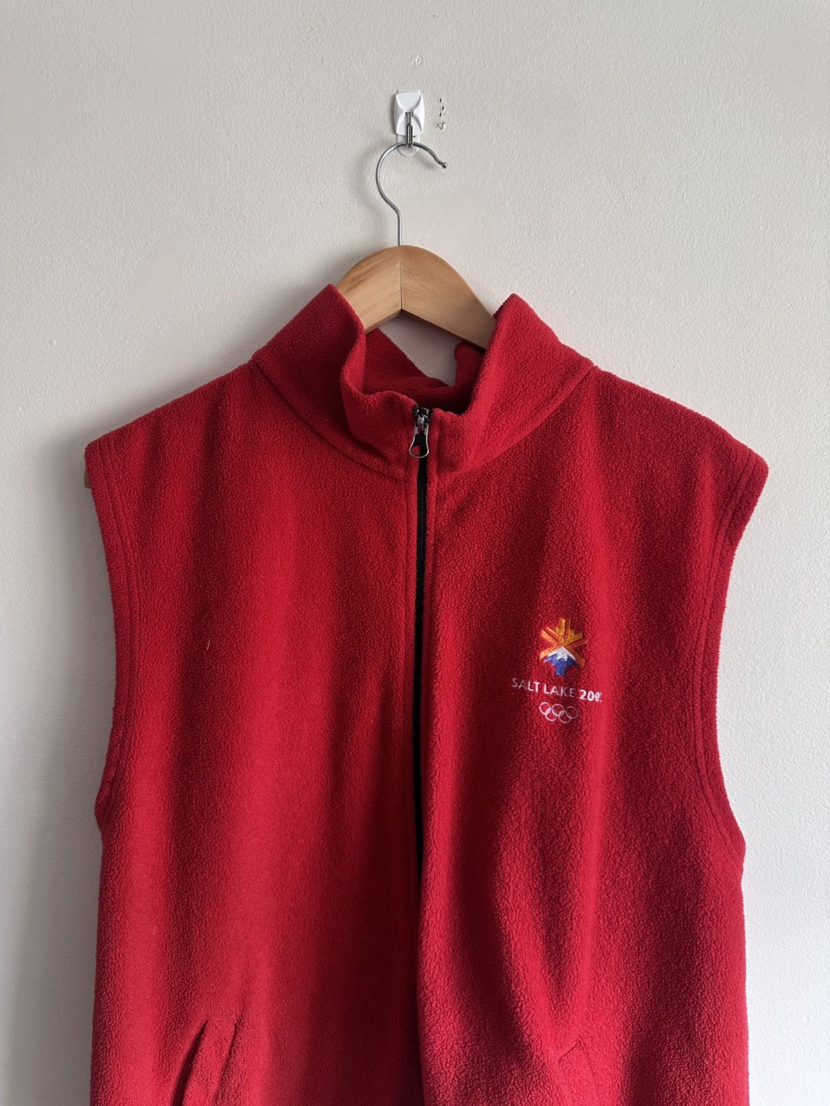 Nike × Vintage Vintage 2002 Salt Lake City Olympics Fleece Vest Size US L / EU 52-54 / 3 - 1 Thumbnail