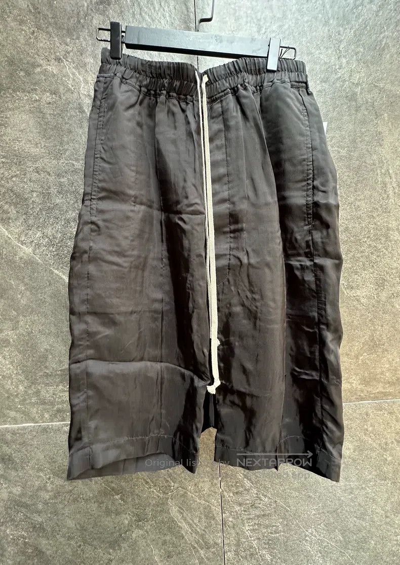 Rick Owens RICK OWENS Drop-crotch shorts Size US 30 / EU 46 - 1 Thumbnail