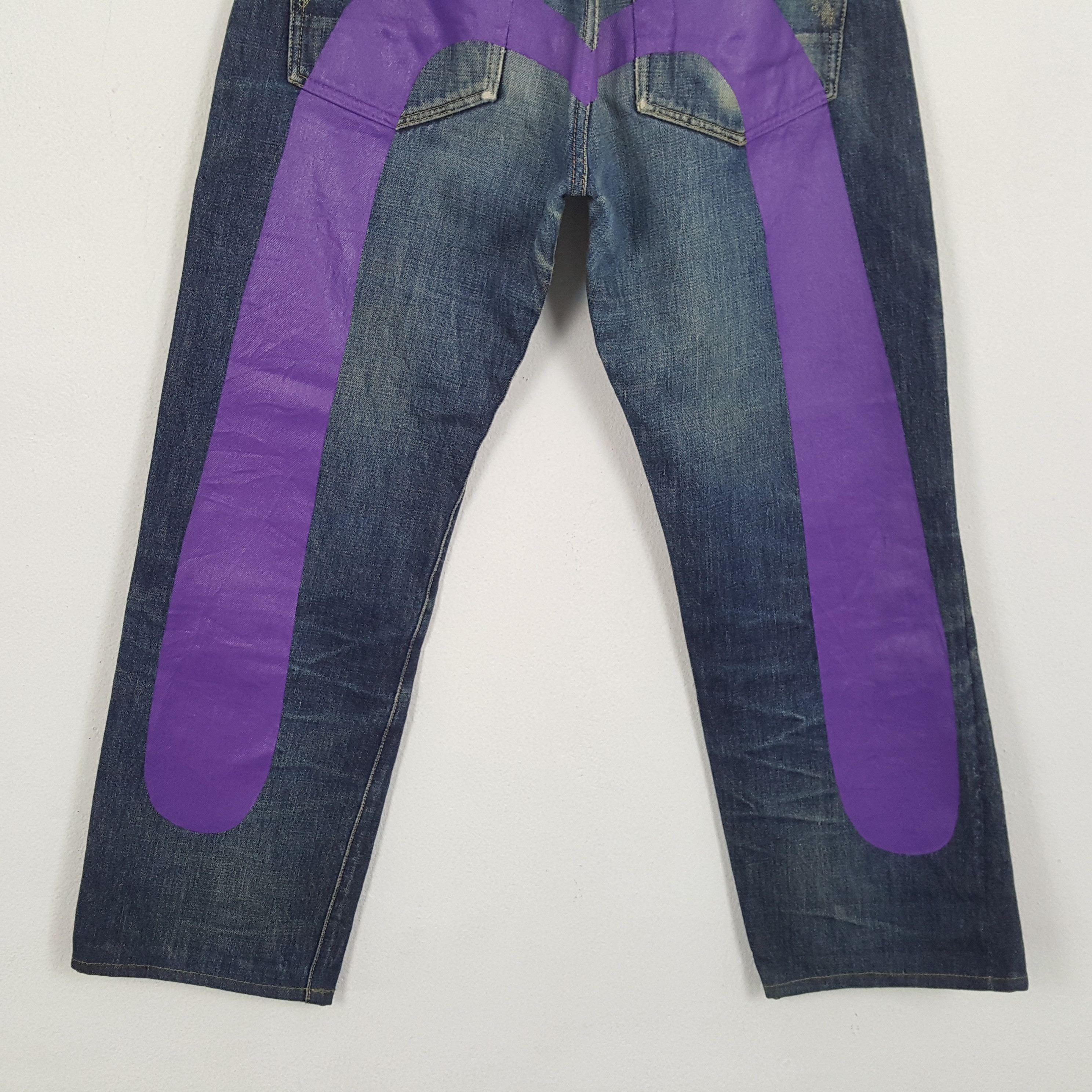 Evisu × Japanese Brand × Vintage Vintage EVISU Japanese Brand Daicock Custom Style Jeans Size US 29 - 3 Thumbnail