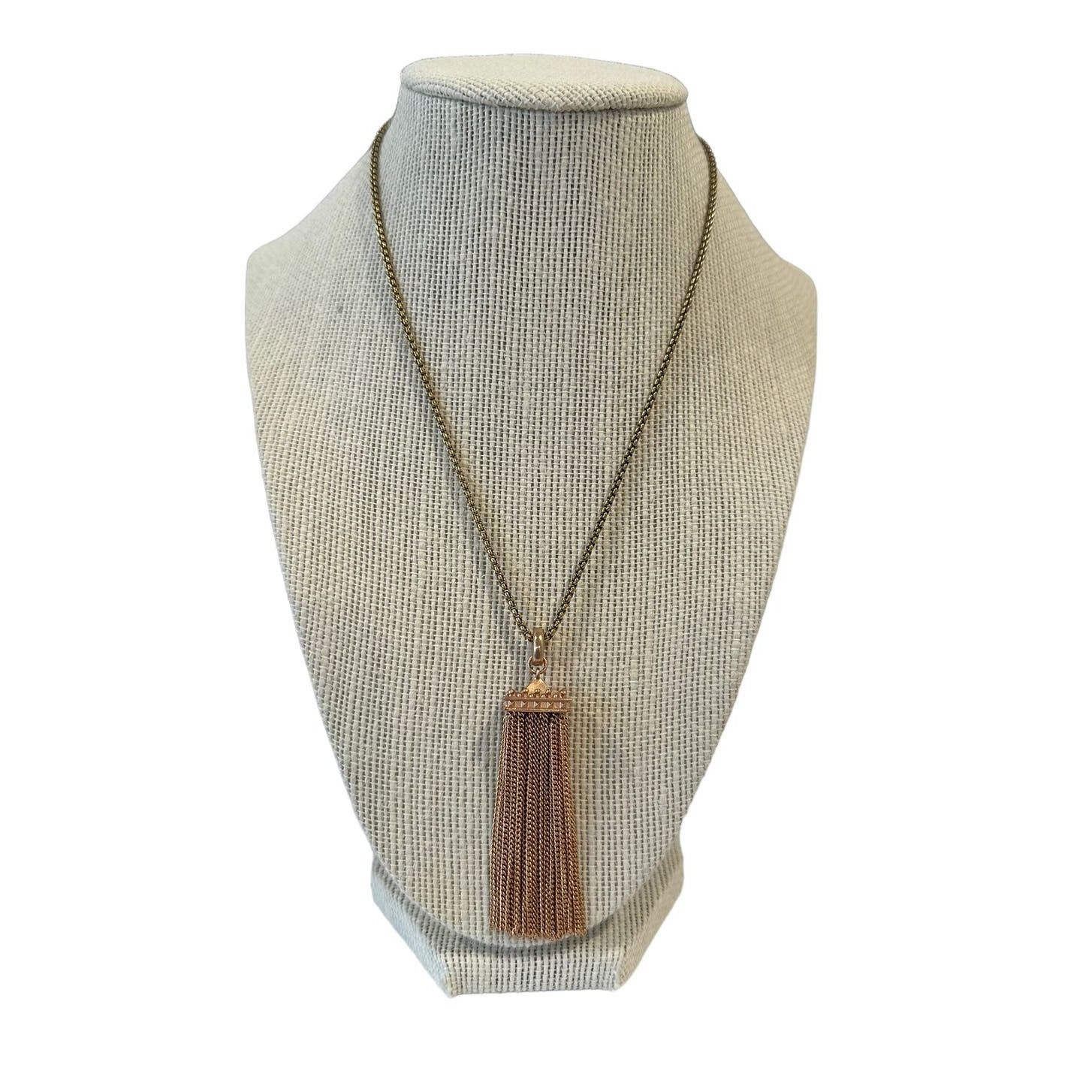 Kendra Scott Kendra Scott Sun Spike Tassel Charm Necklace Rose Gold Mixed Size ONE SIZE - 3 Thumbnail