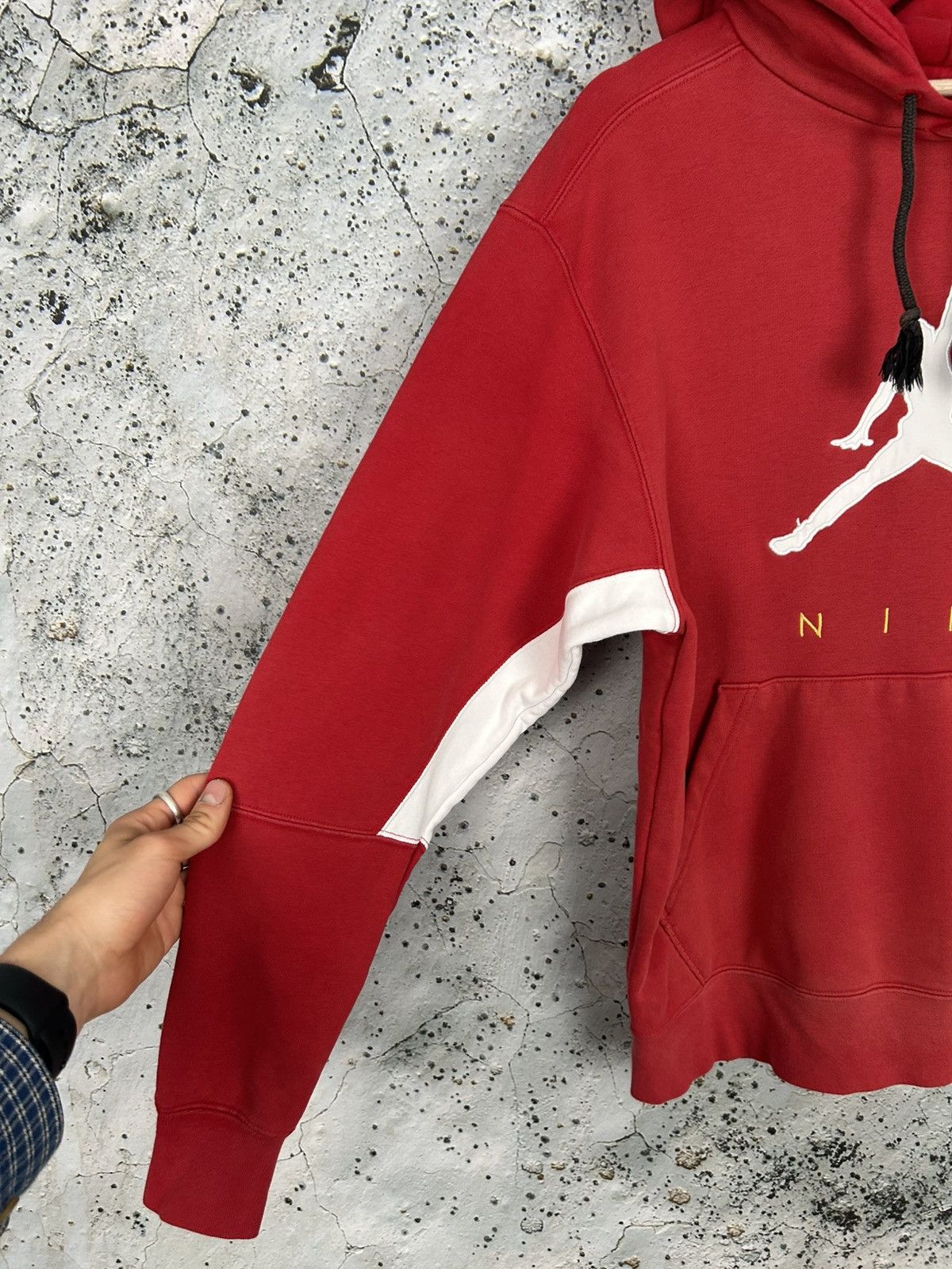 Jordan Brand Vintage Air Jordan Hoodie Streetwear Logo NBA Baggy Rap Size US S / EU 44-46 / 1 - 4 Thumbnail