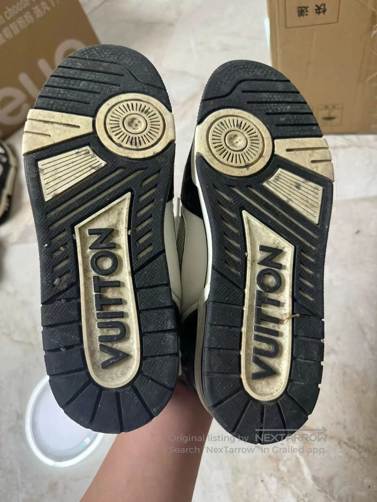 Louis Vuitton Louis Vuitton Trainer Velcro Denim Sneakers. Size US 9 / EU 42 - 4 Thumbnail