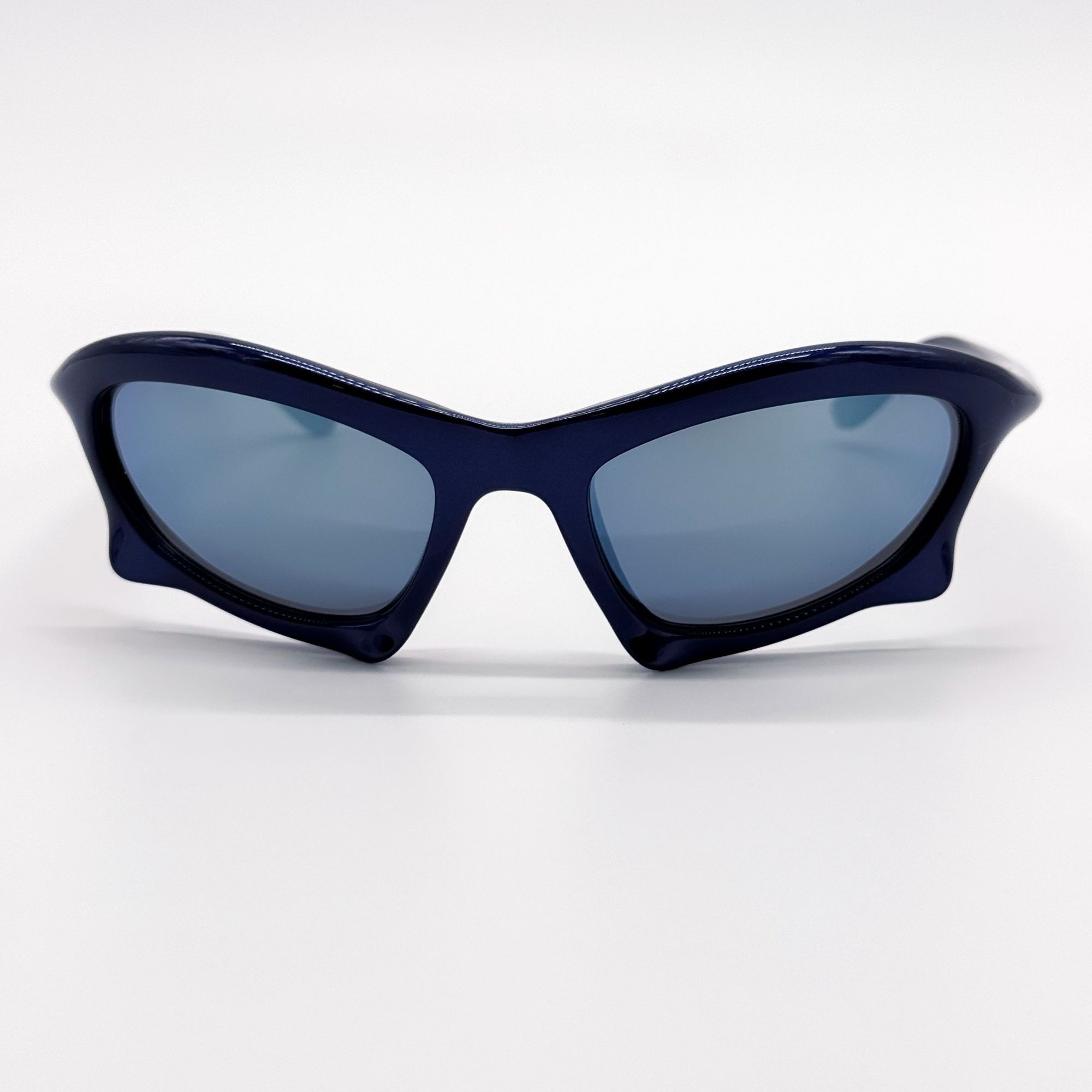 Balenciaga NEW BALENCIAGA BB0229S 006 SUNGLASSES BLUE UNISEX EYEWEAR Size ONE SIZE - 3 Thumbnail