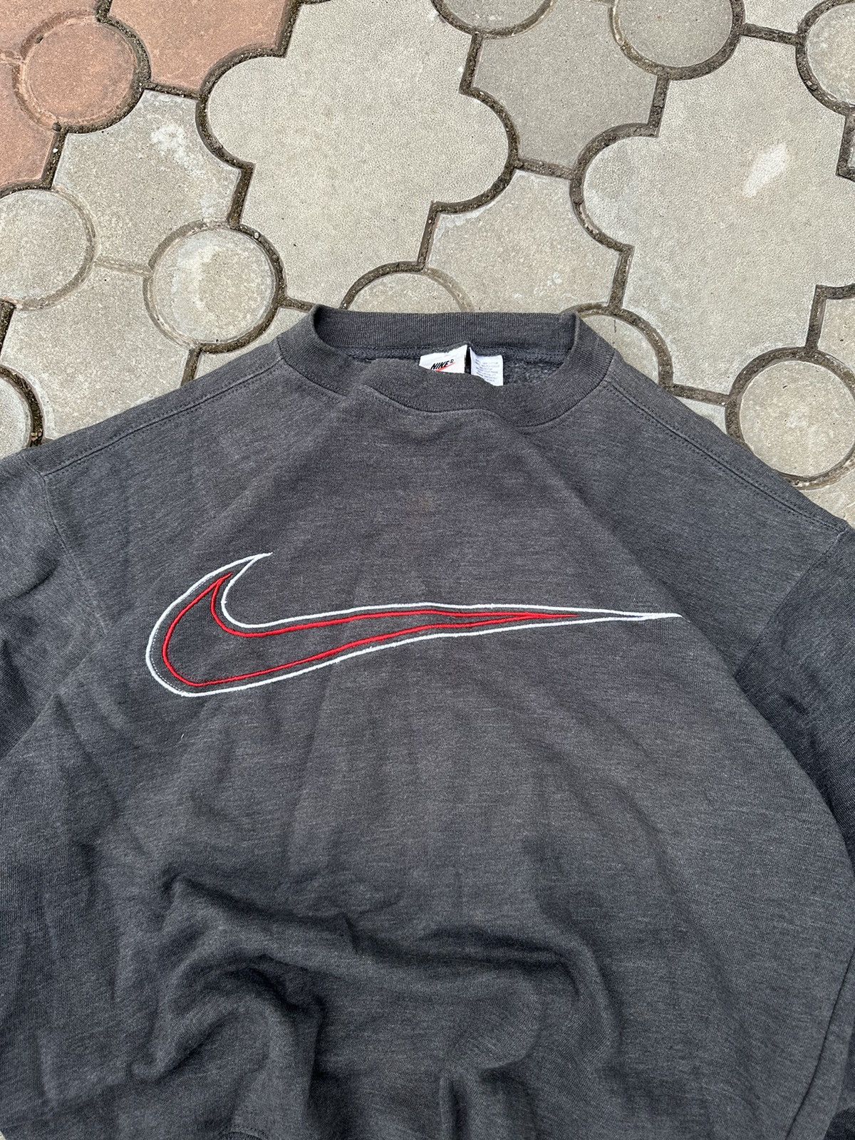 Nike × Vintage Vintage Nike Center Swoosh Big Logo Sweatshirt USA Size US M / EU 48-50 / 2 - 3 Thumbnail