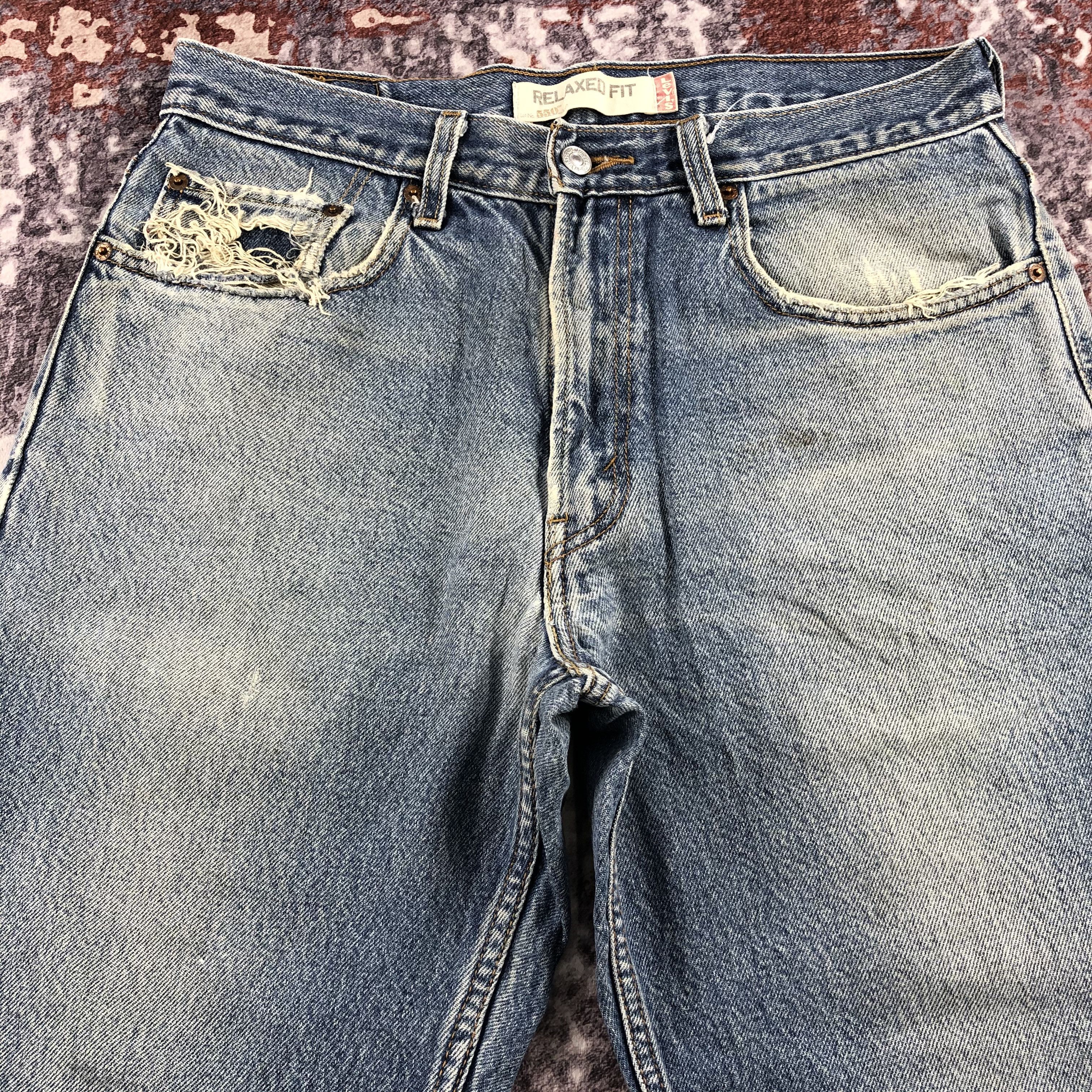 Levi's × Vintage Vintage Blue Wash Levis 550 Jeans-JM2230 Size US 33 - 3 Thumbnail