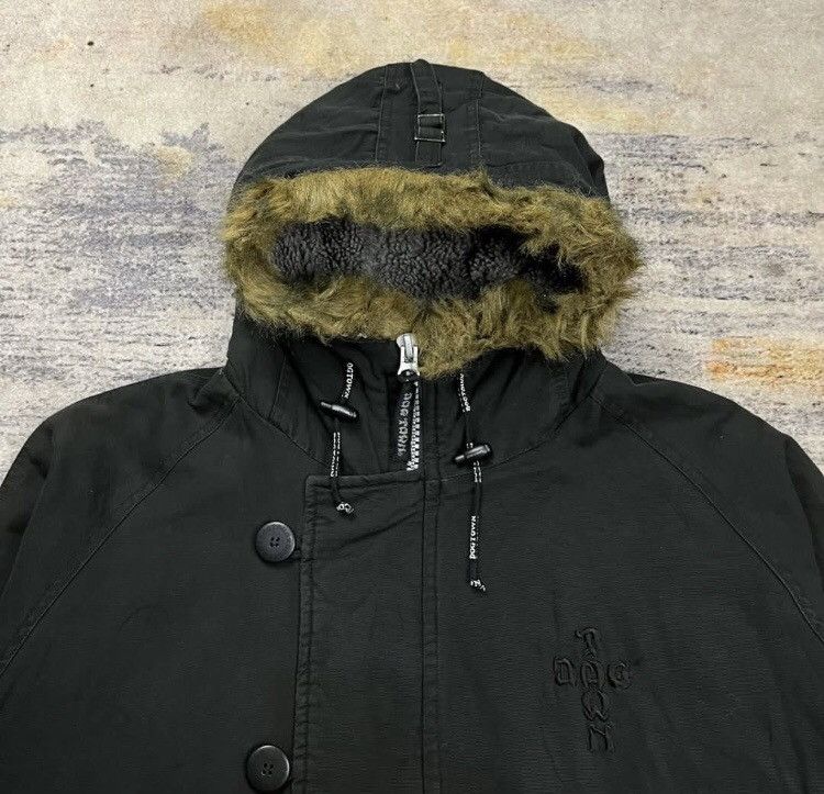 Dogtown Dogtown Black Dragon Fur Parkas Jacket Size US XL / EU 56 / 4 - 6 Thumbnail