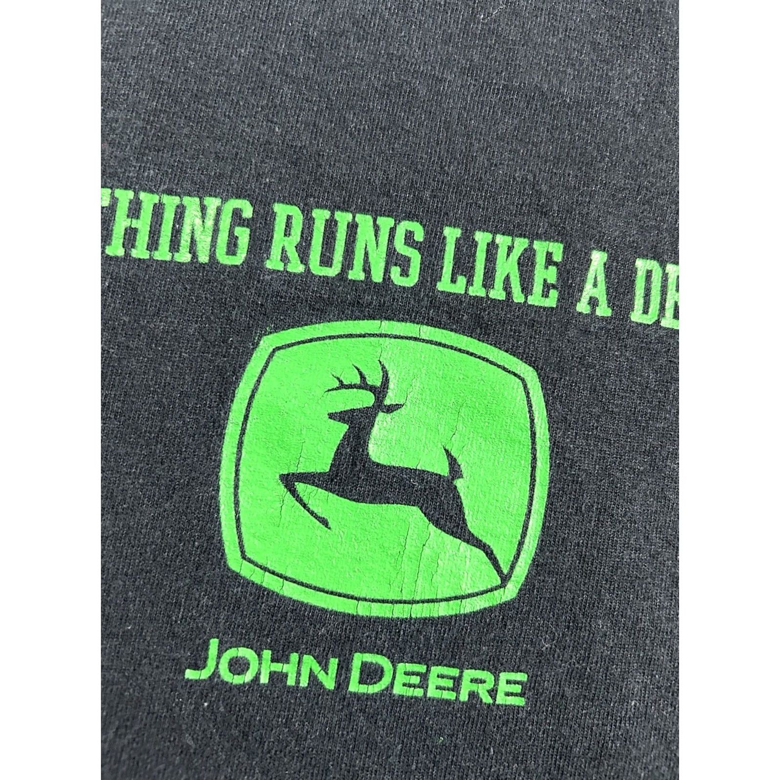 John Deere VINTAGE John Deere Shirt Small Green 2000s Y2K Farming Tractor Unisex Adults Size US S / EU 44-46 / 1 - 4 Thumbnail